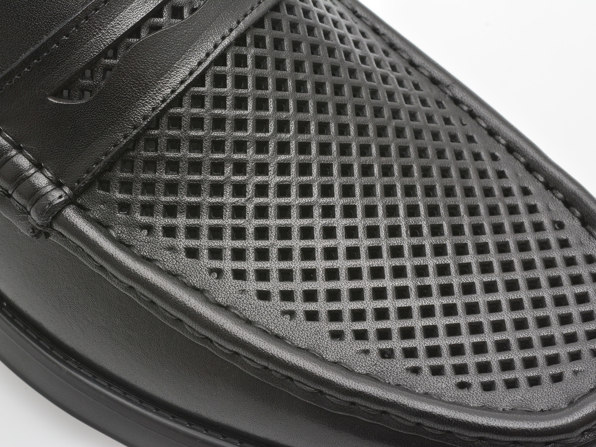 Mocasini OTTER negri, 1252, din piele naturala