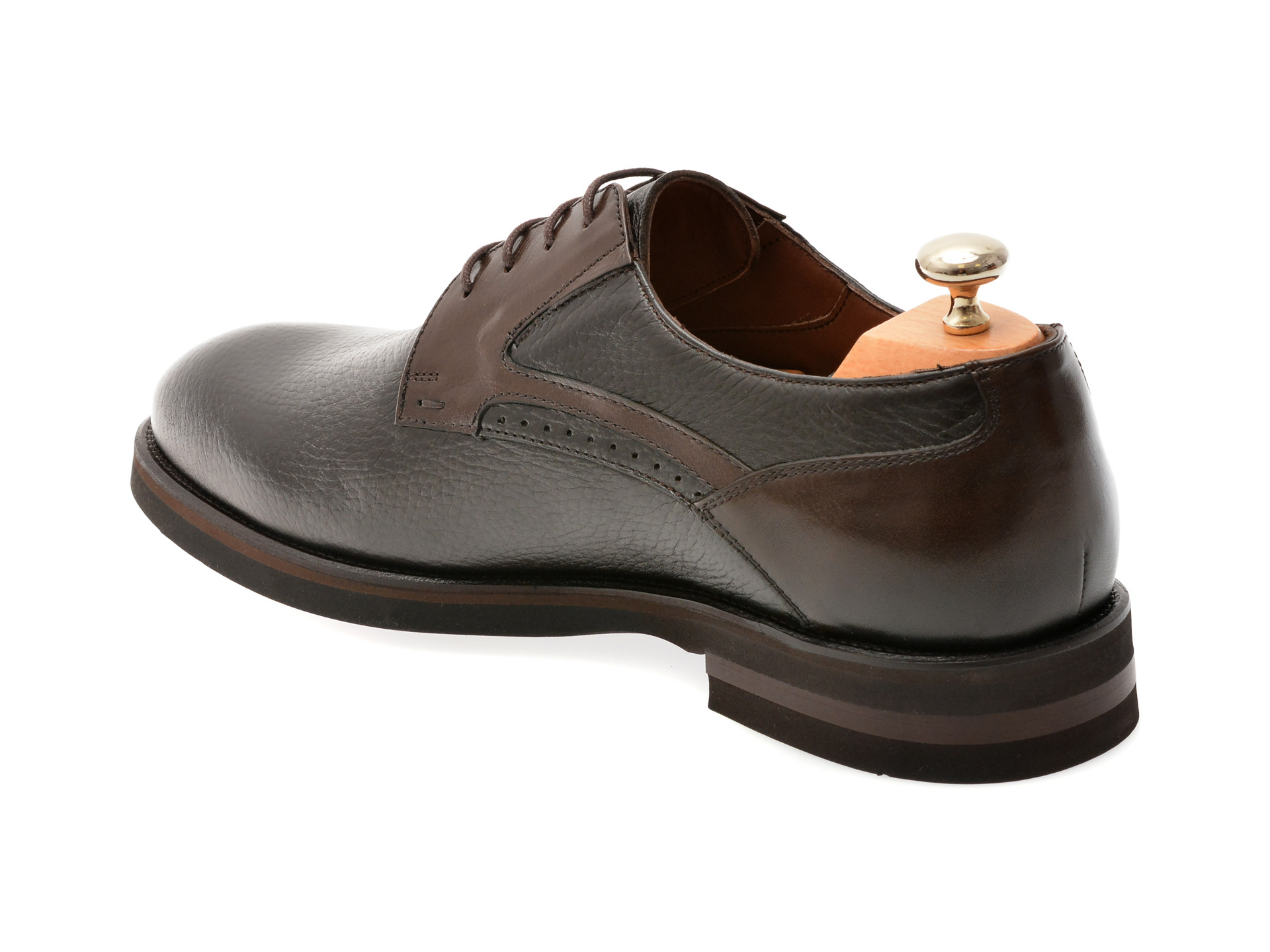 Pantofi eleganti LE COLONEL maro, 63642, din piele naturala