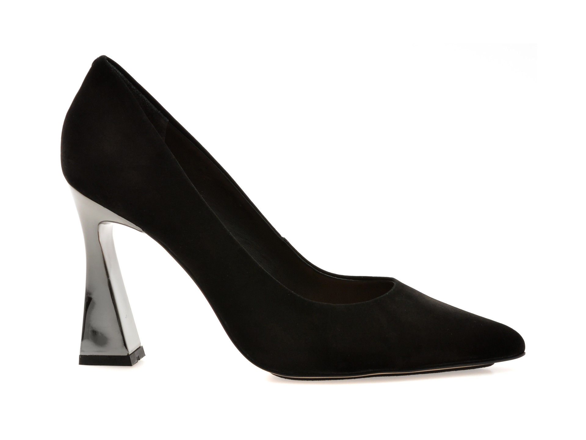 Pantofi eleganti EPICA negri, 9649835, din nabuc