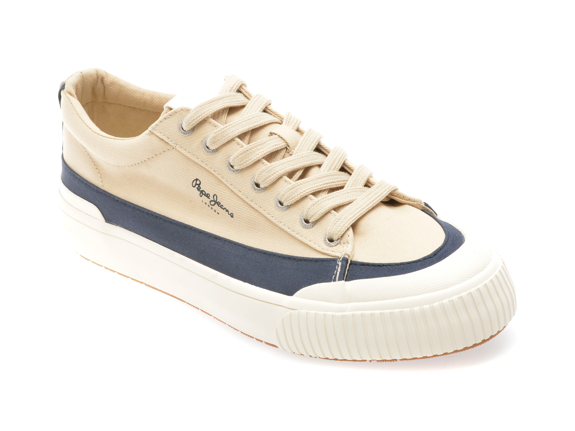 Pantofi sport PEPE JEANS bej, BEN WASH, din material textil