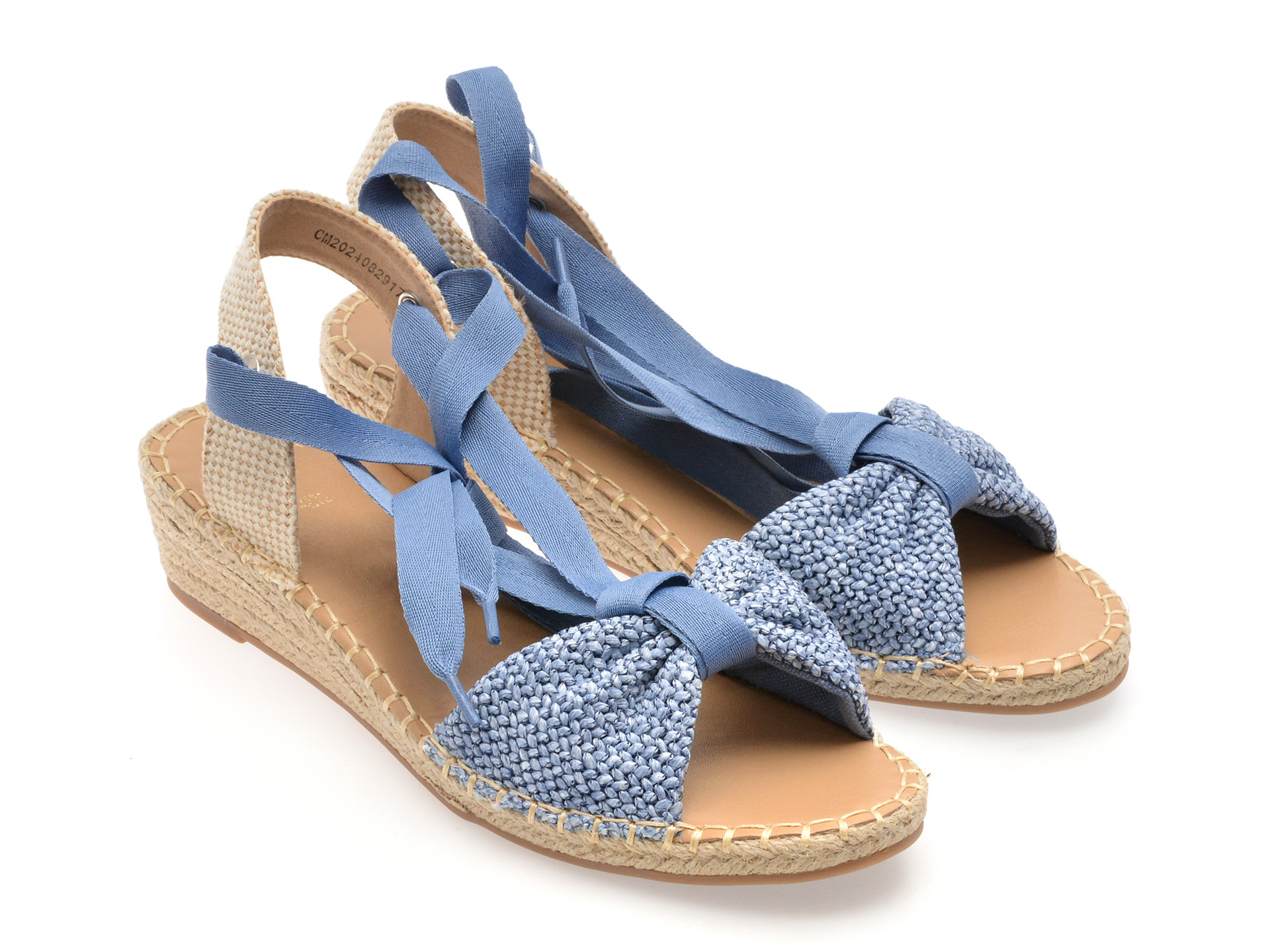 Sandale EPICA albastre, 82917, din material textil