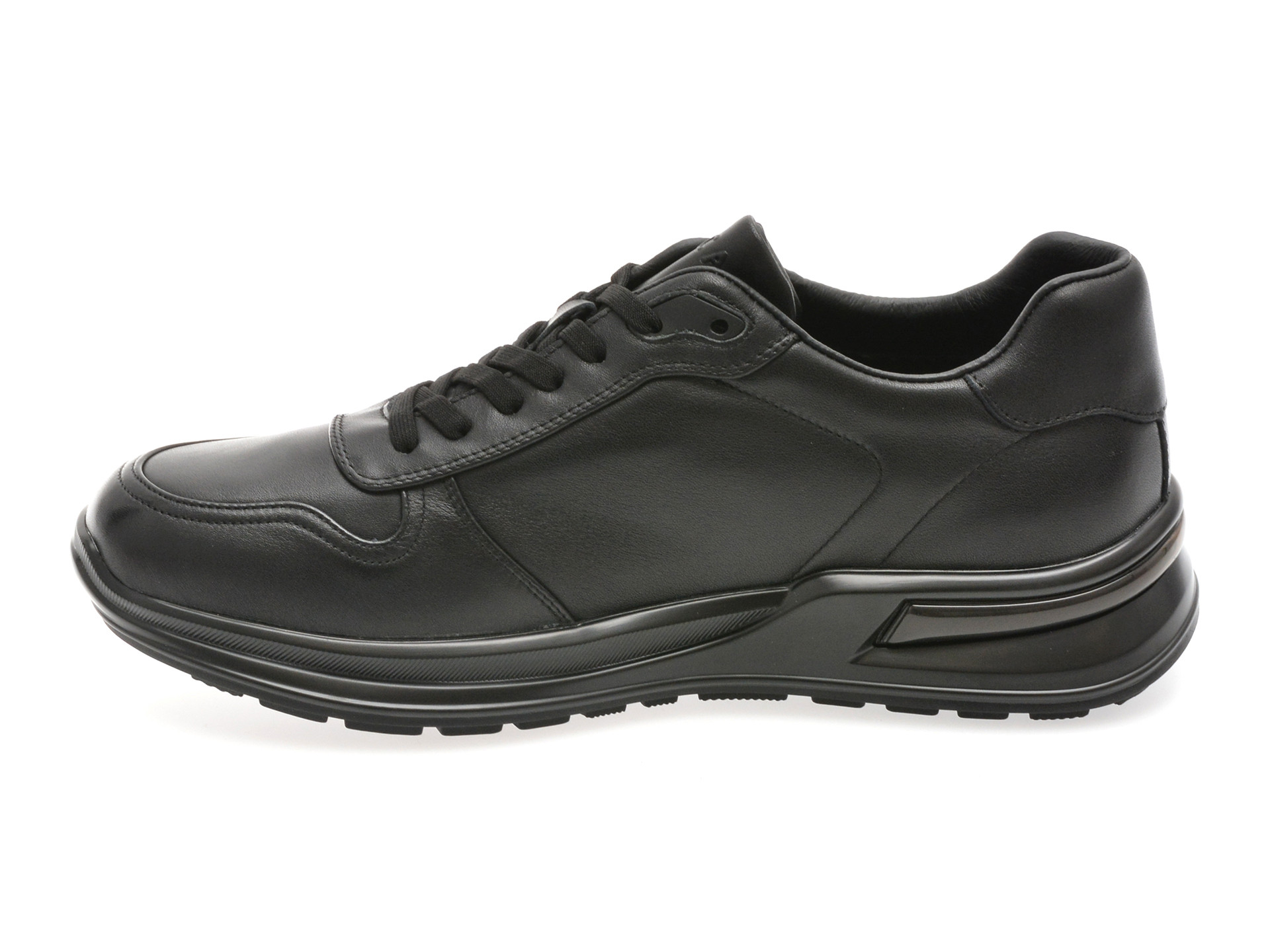 Pantofi sport EPICA negri, 56261, din piele naturala