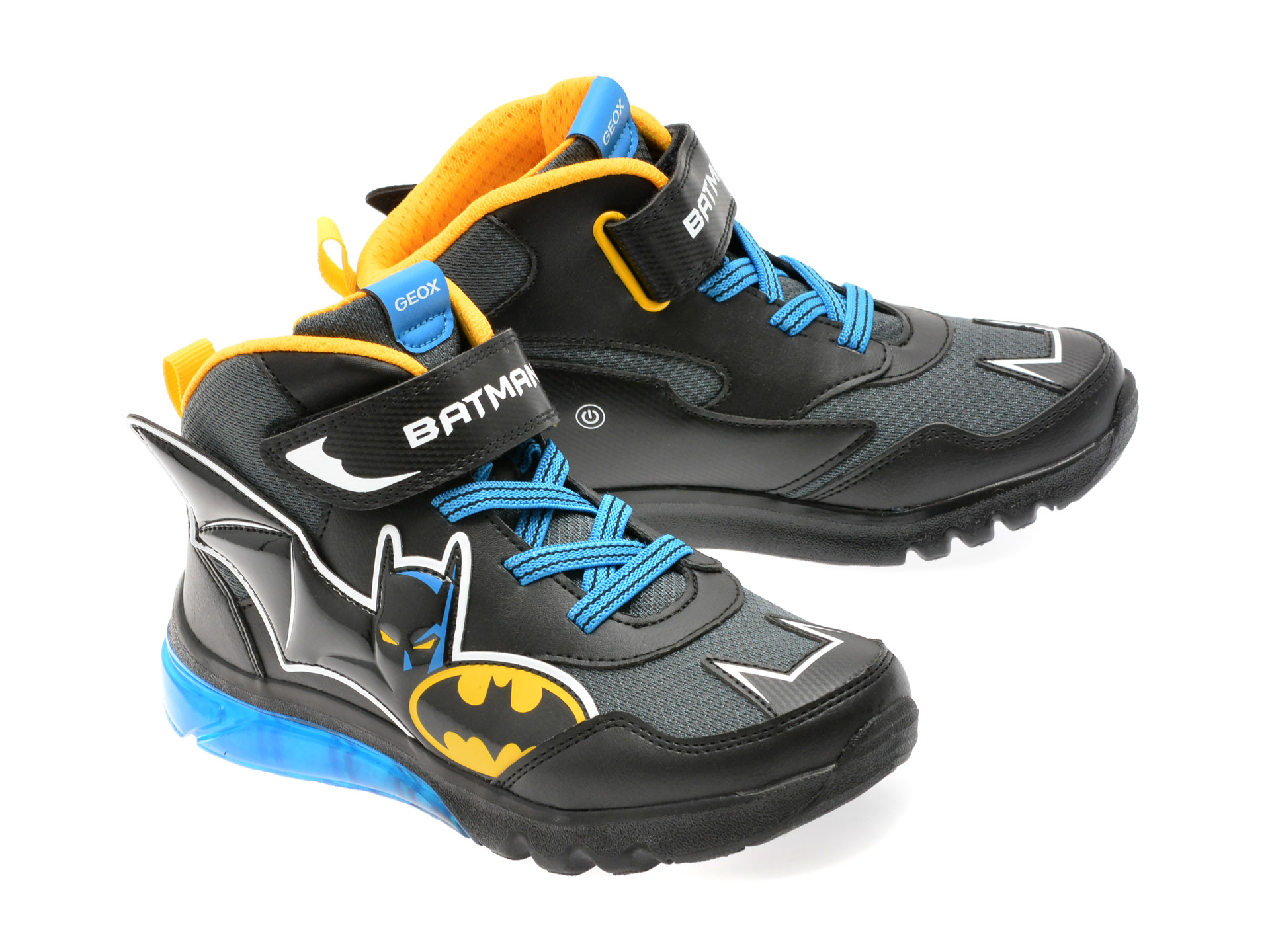 Ghete GEOX negre, J56LBE, din material textil