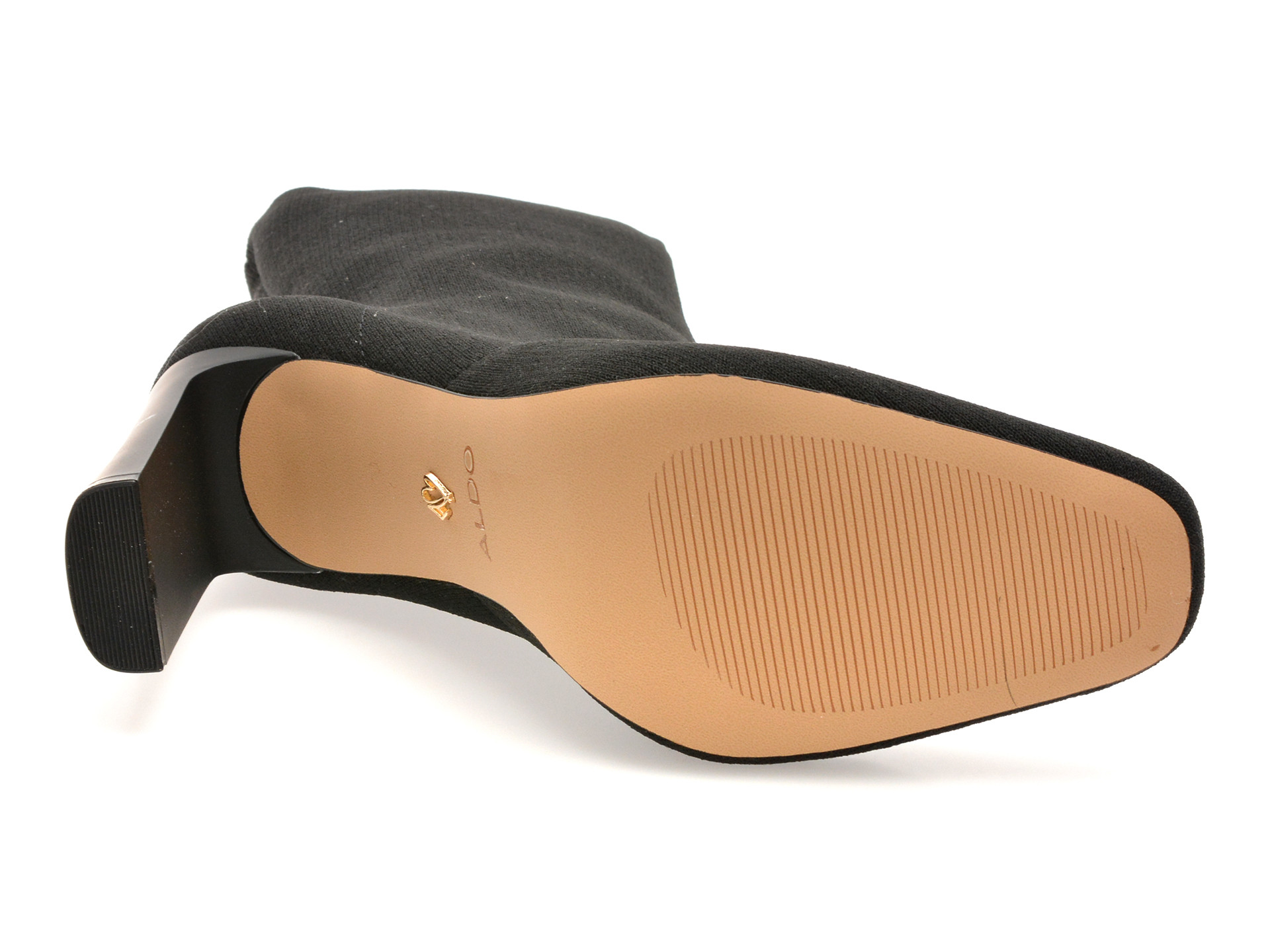 Botine elegante ALDO negre, FAELORA 001, din material textil