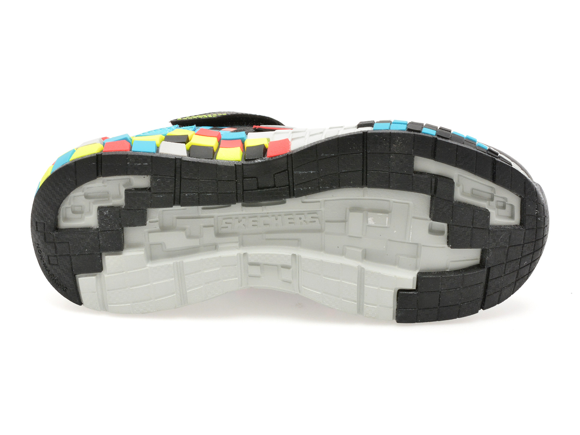 Pantofi sport SKECHERS negri, MEGA-CRAFT 3.0, din material textil