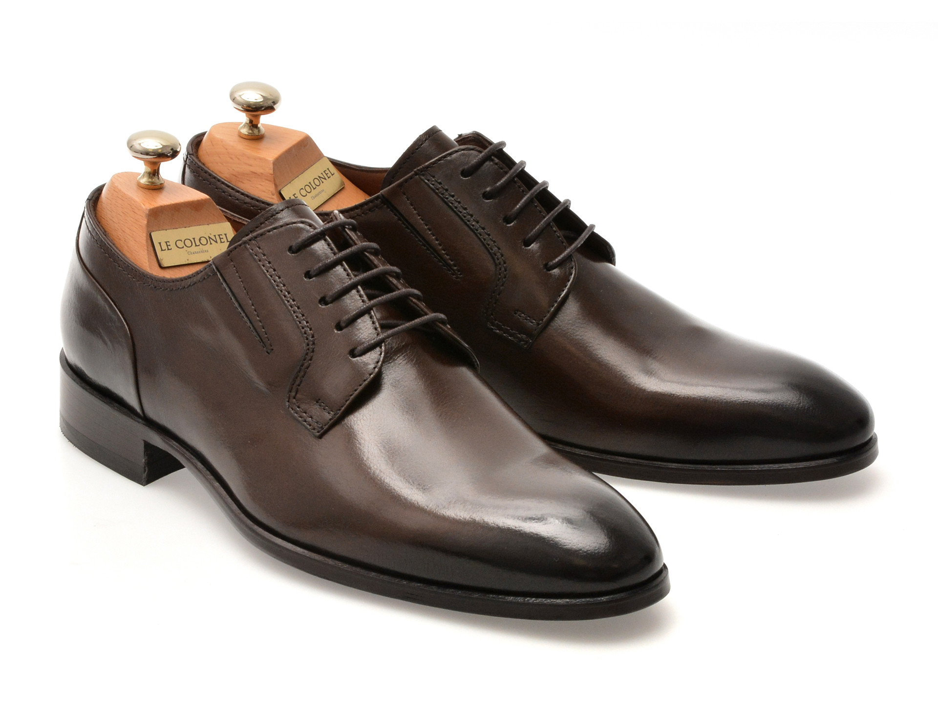 Pantofi eleganti LE COLONEL maro, 327130, din piele naturala