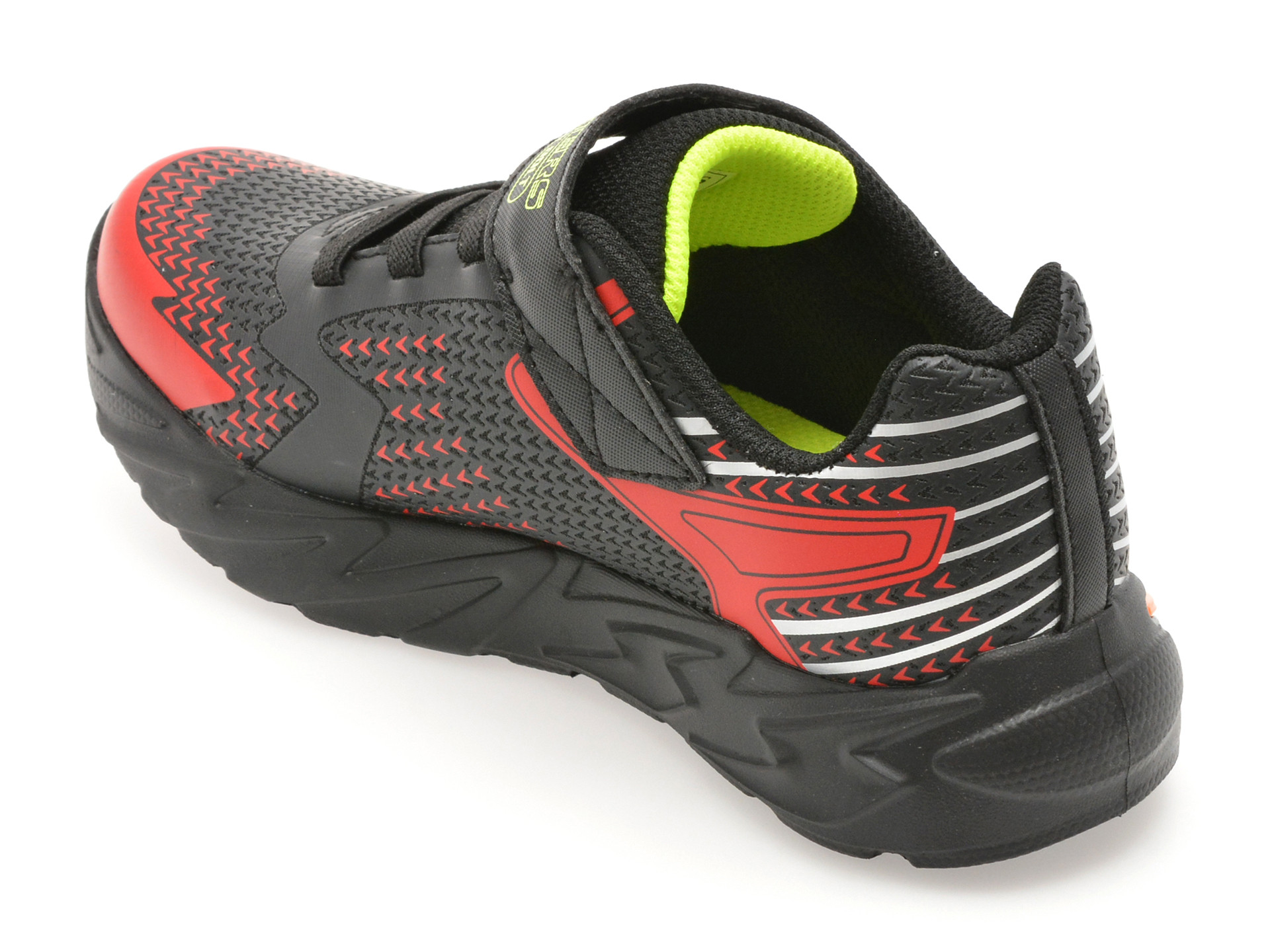 Pantofi sport SKECHERS negri, FLEX-GLOW BOLT, din material textil