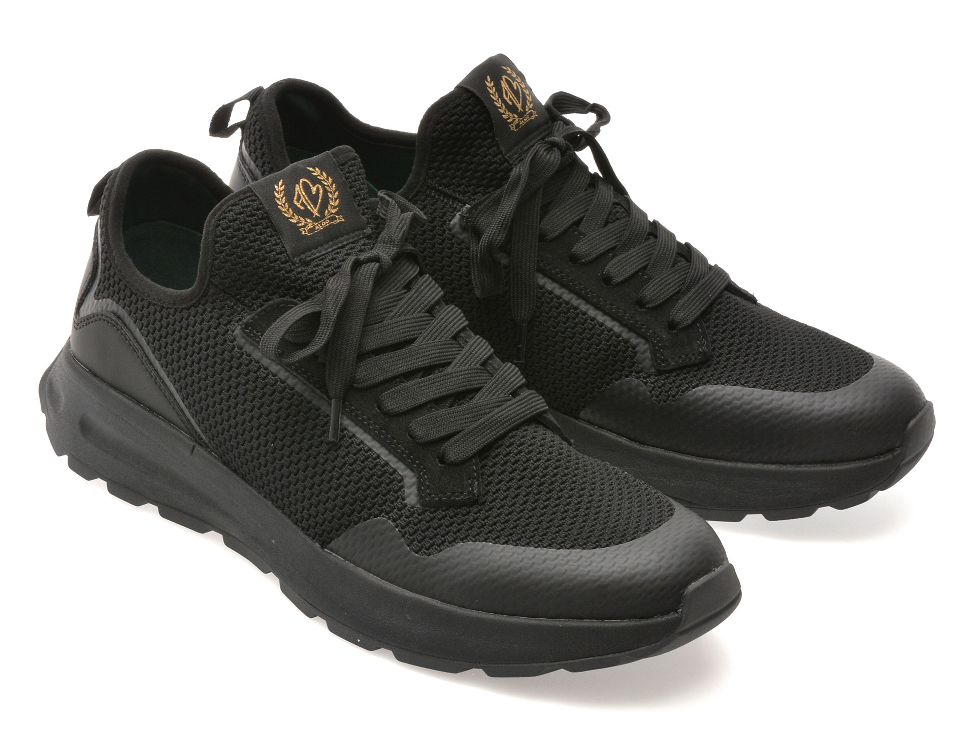 Pantofi sport ALDO negri, GARRICK 008, din material textil