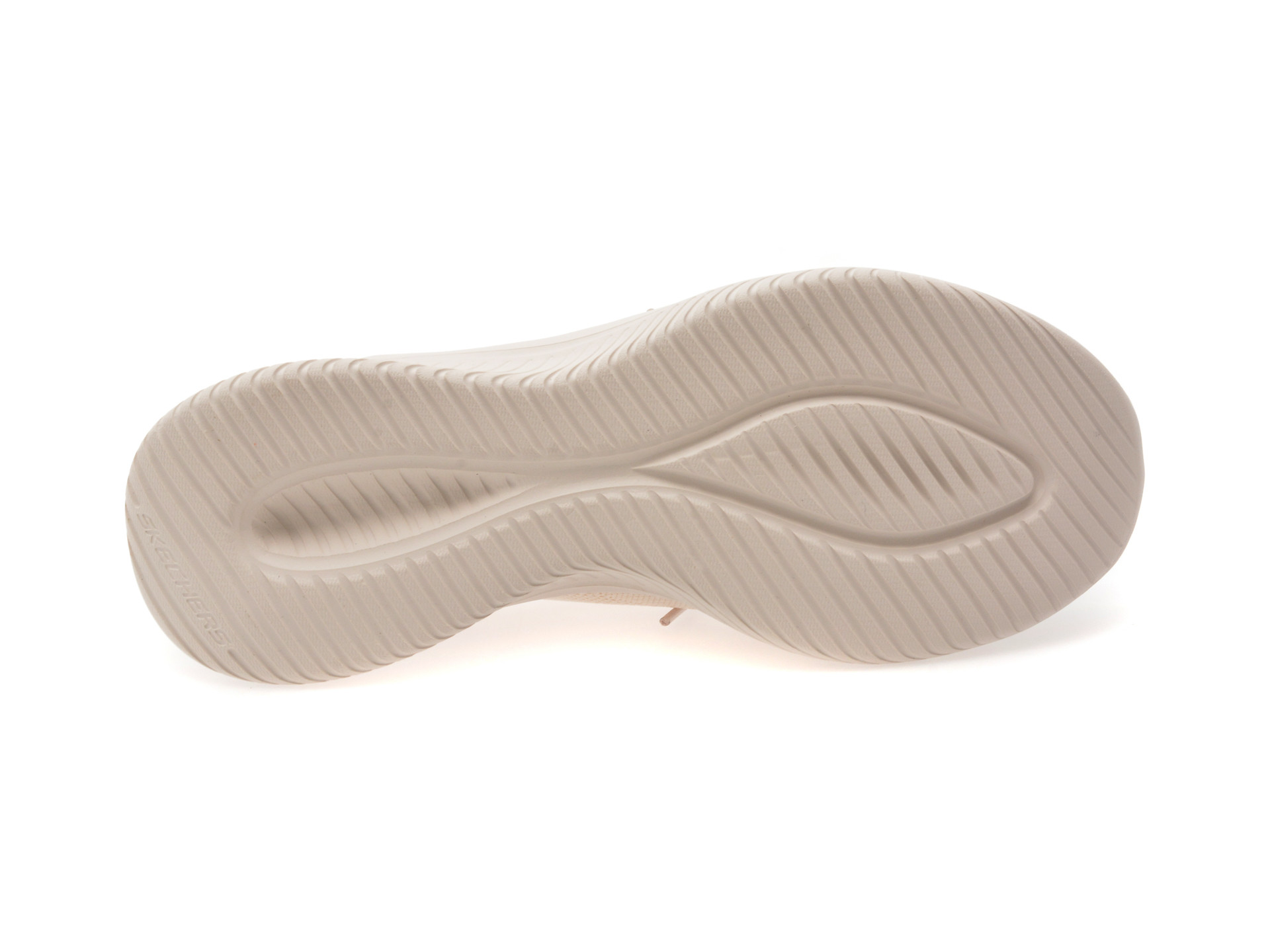 Pantofi sport SKECHERS nude, ULTRA FLEX 3.0, din material textil