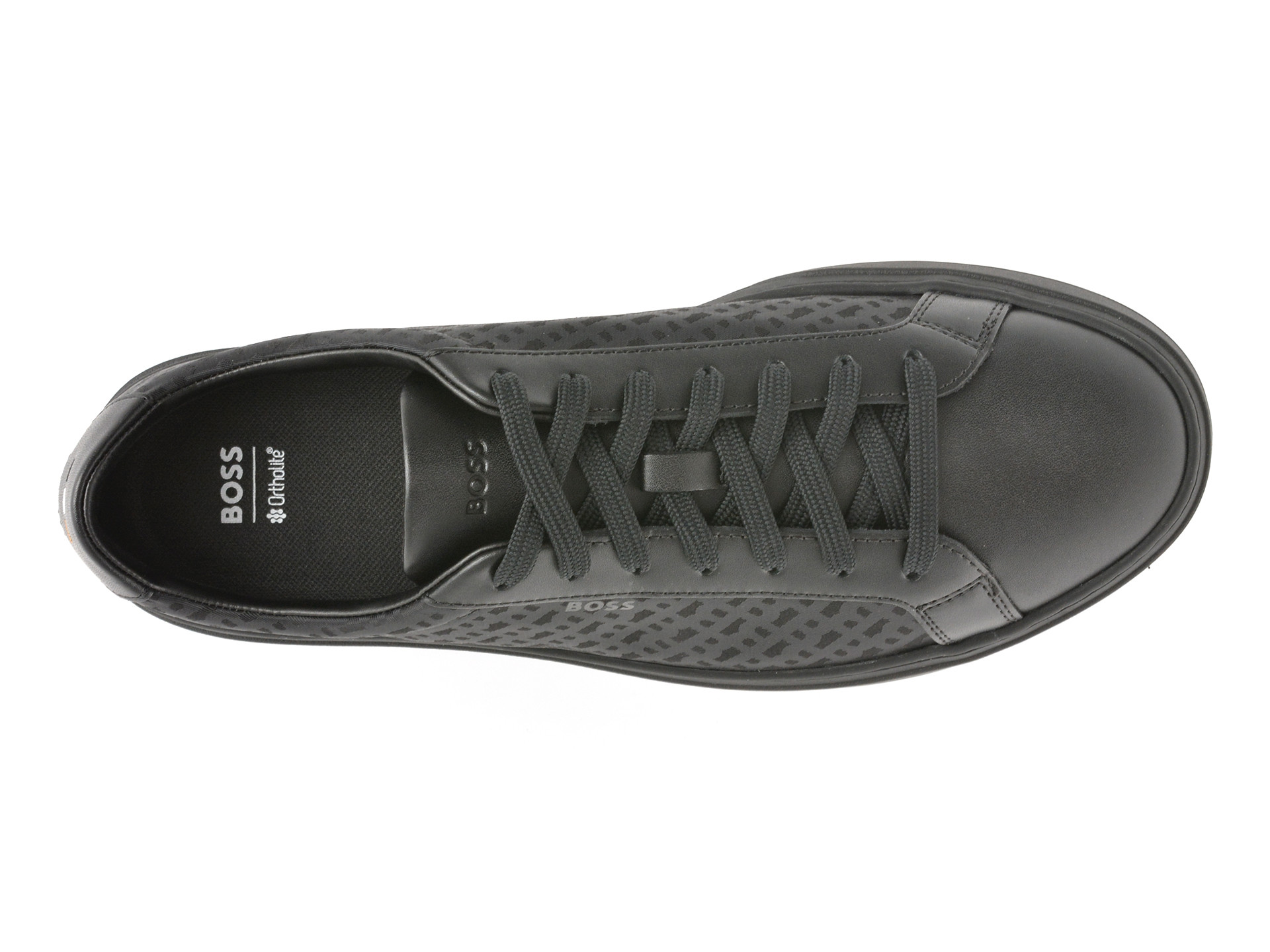 Pantofi sport BOSS negri, 8699, din material textil