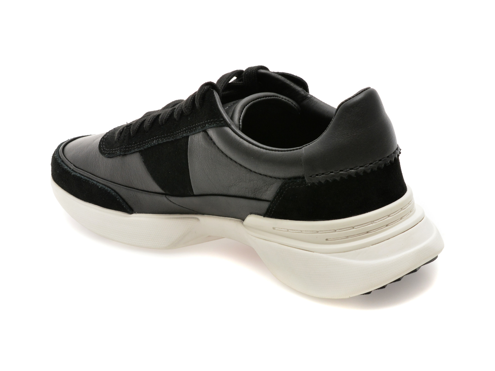 Pantofi sport CLARKS negri, CRAFT PACE, din piele naturala