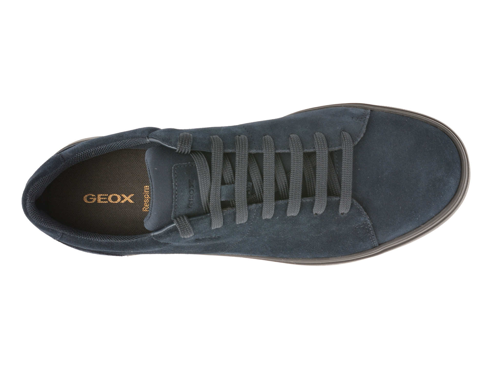 Pantofi sport GEOX bleumarin, U55LDA, din piele intoarsa