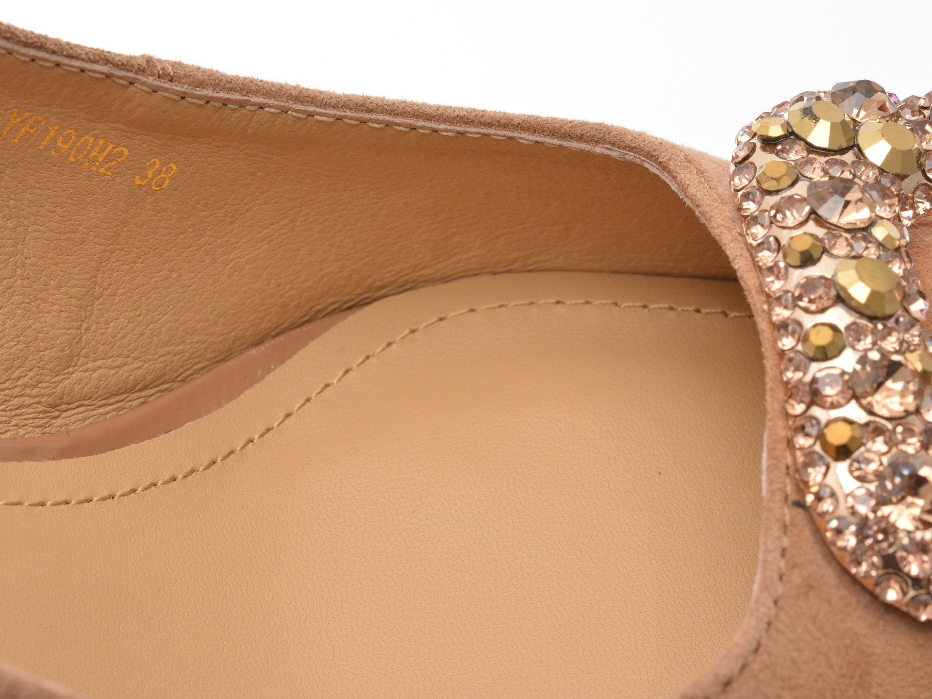 Pantofi eleganti EPICA maro, 4A386, din piele intoarsa