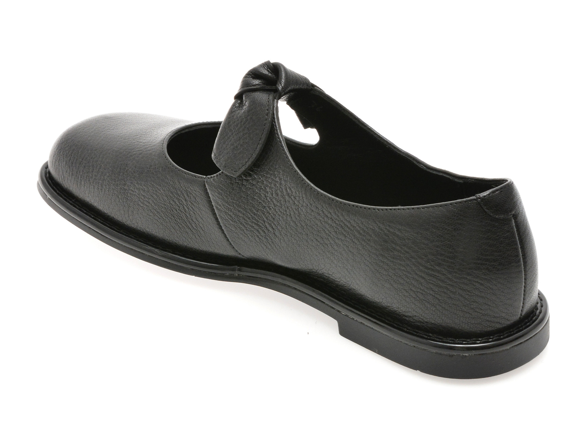 Pantofi EPICA negri, N731, din piele naturala