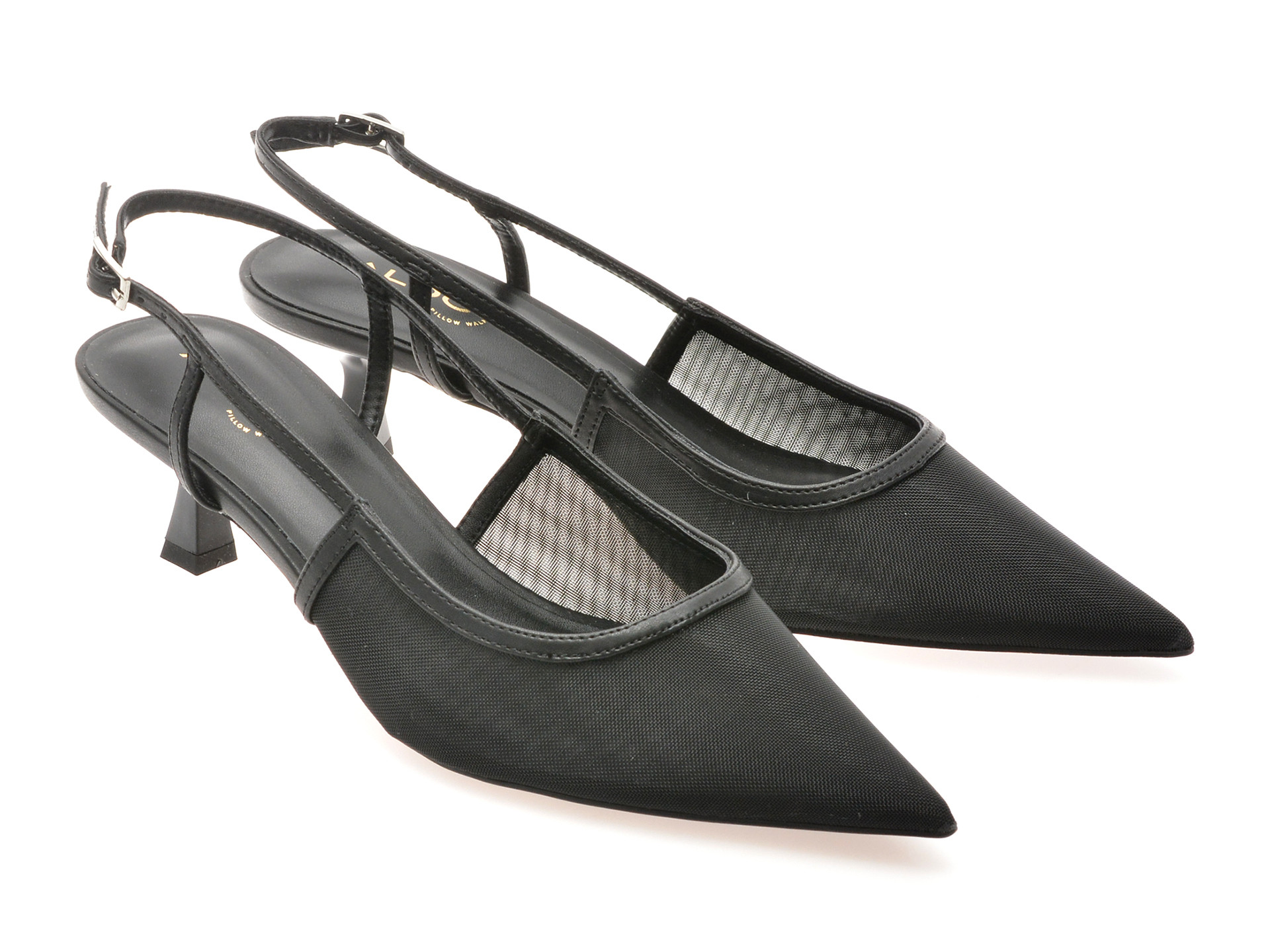 Pantofi eleganti ALDO negri, MAXINA 001, din material textil