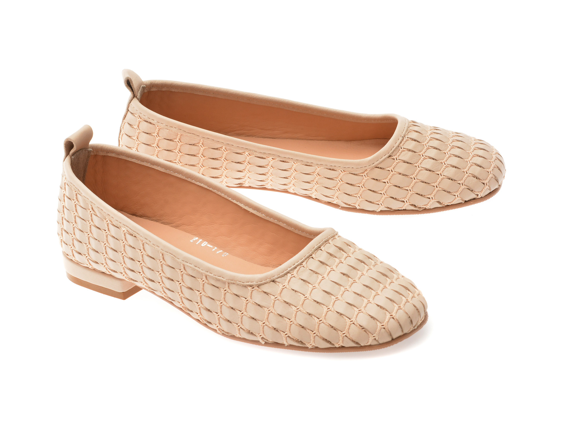 Balerini EPICA bej, 532210, din piele naturala