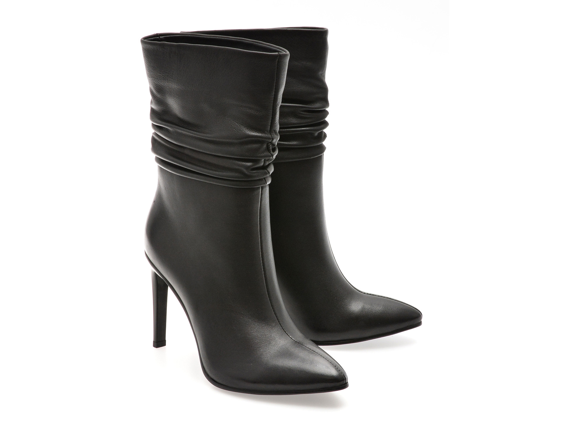 Botine elegante ALDO negre, CR147B, din piele naturala
