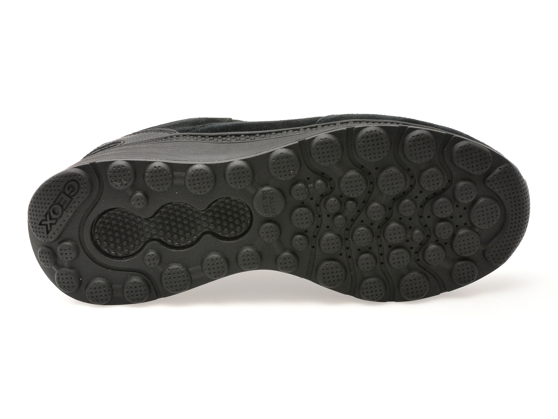 Pantofi sport GEOX negri, U46HGA, din piele naturala