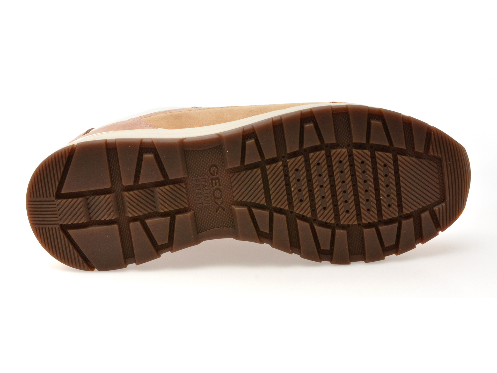 Pantofi sport GEOX bej, D563LB, din piele naturala