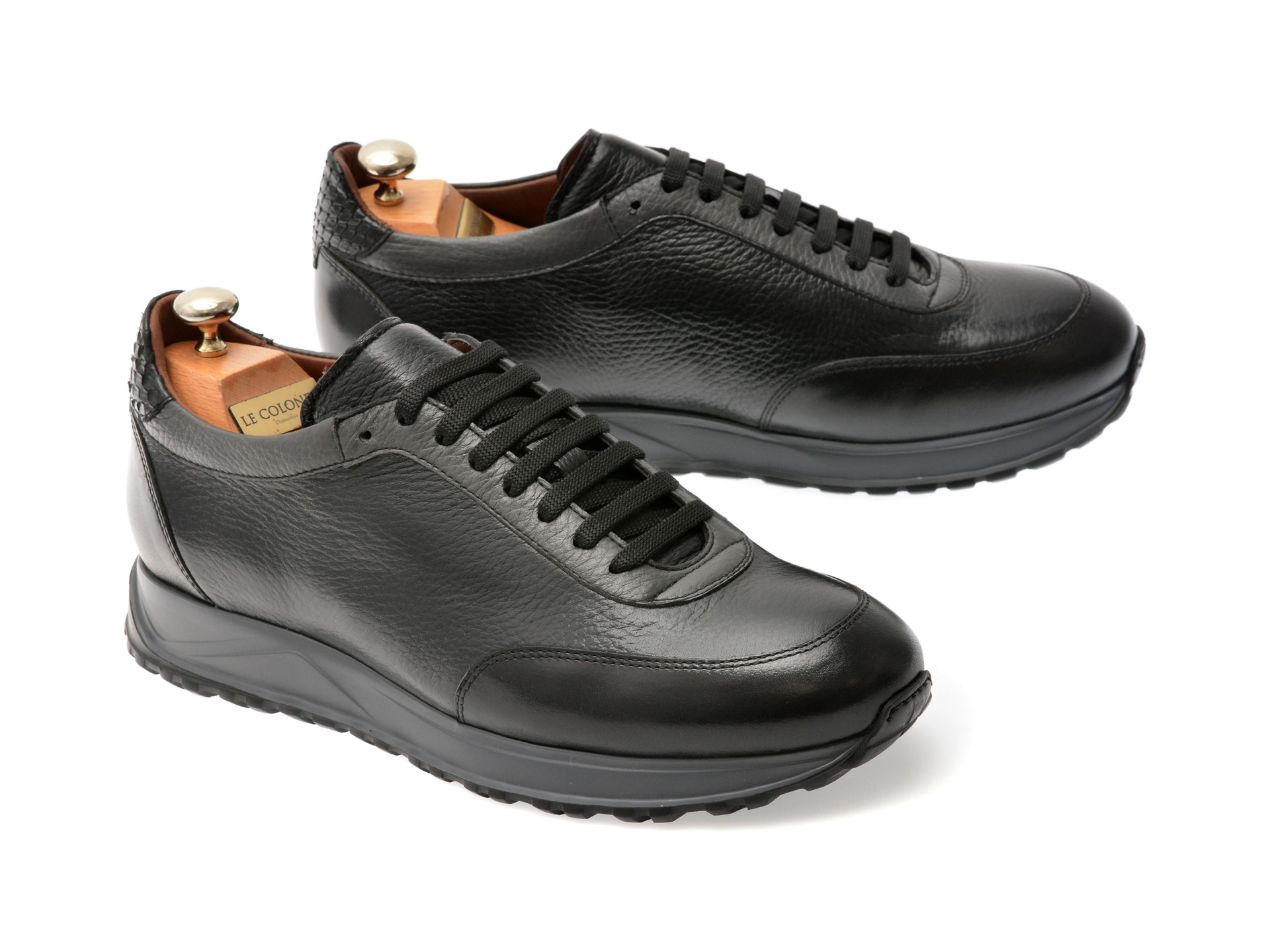 Pantofi sport LE COLONEL negri, 64375, din piele naturala