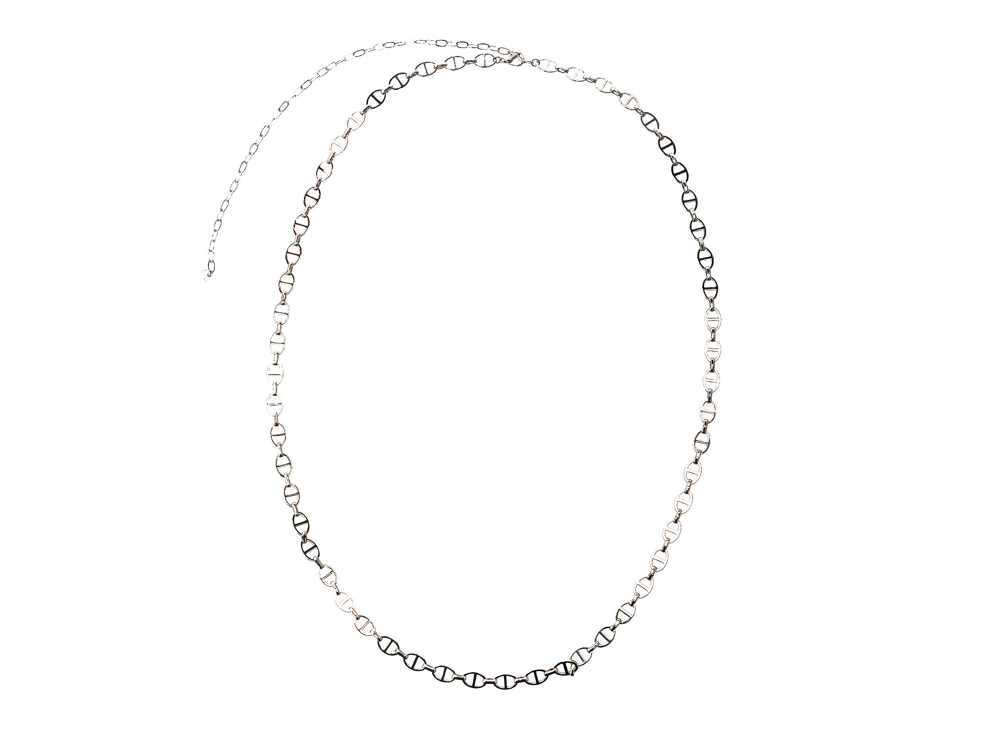 Curea ALDO argintie, POISED 040, din metal