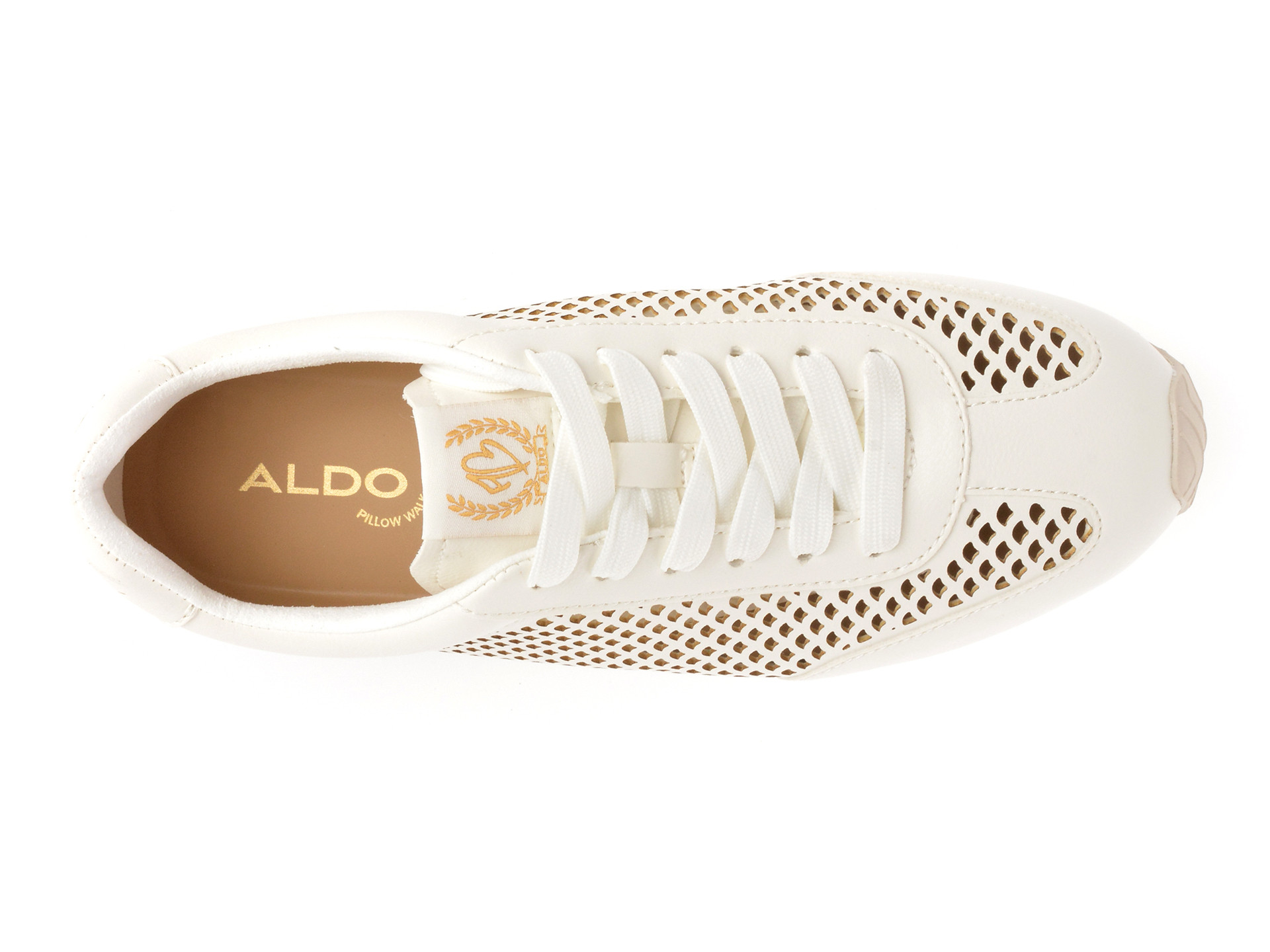 Pantofi sport ALDO albi, CAREFREE 115, din piele ecologica