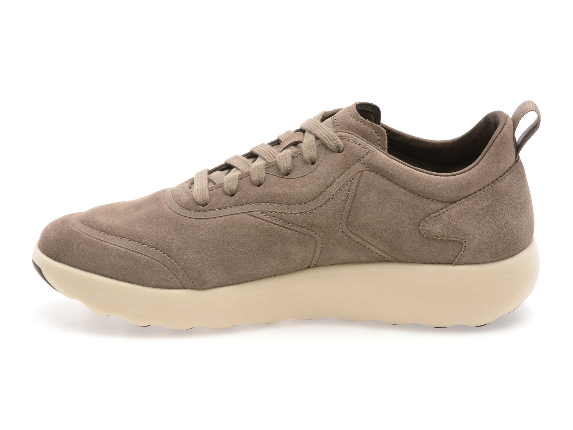 Pantofi sport GEOX gri, U46LFA, din piele intoarsa