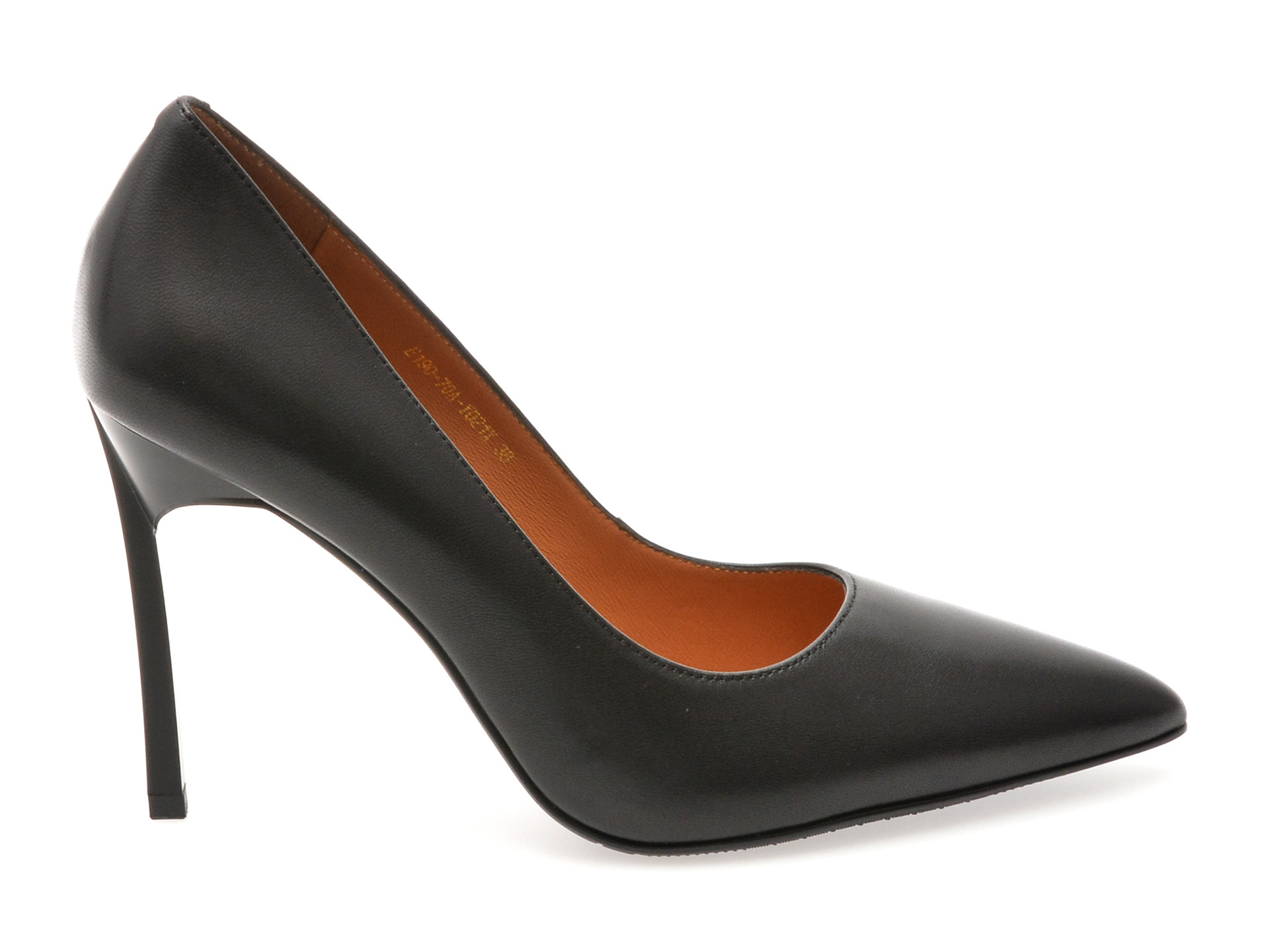 Pantofi eleganti EPICA negri, E19070, din piele naturala