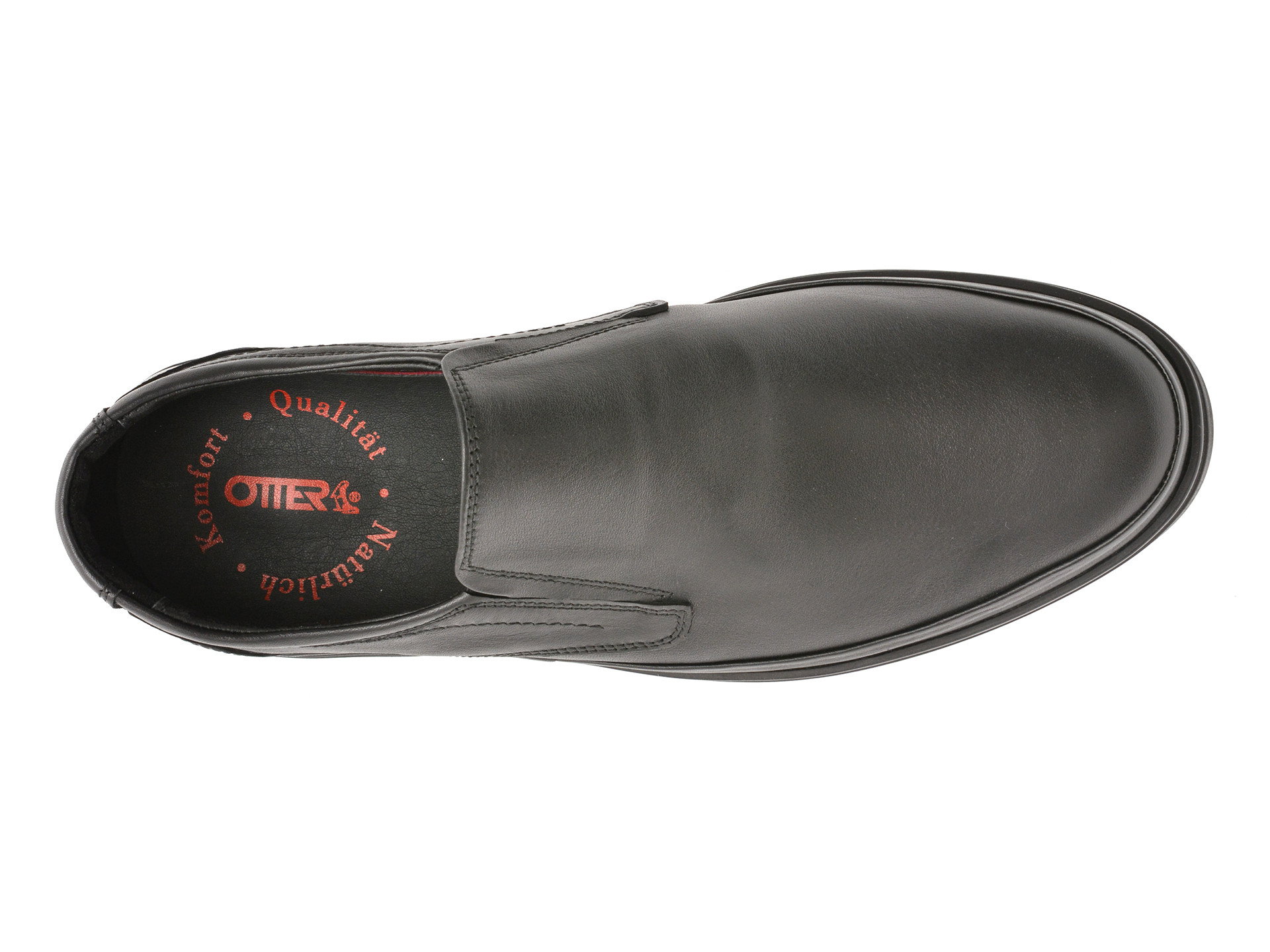 Pantofi OTTER negri, 78, din piele naturala