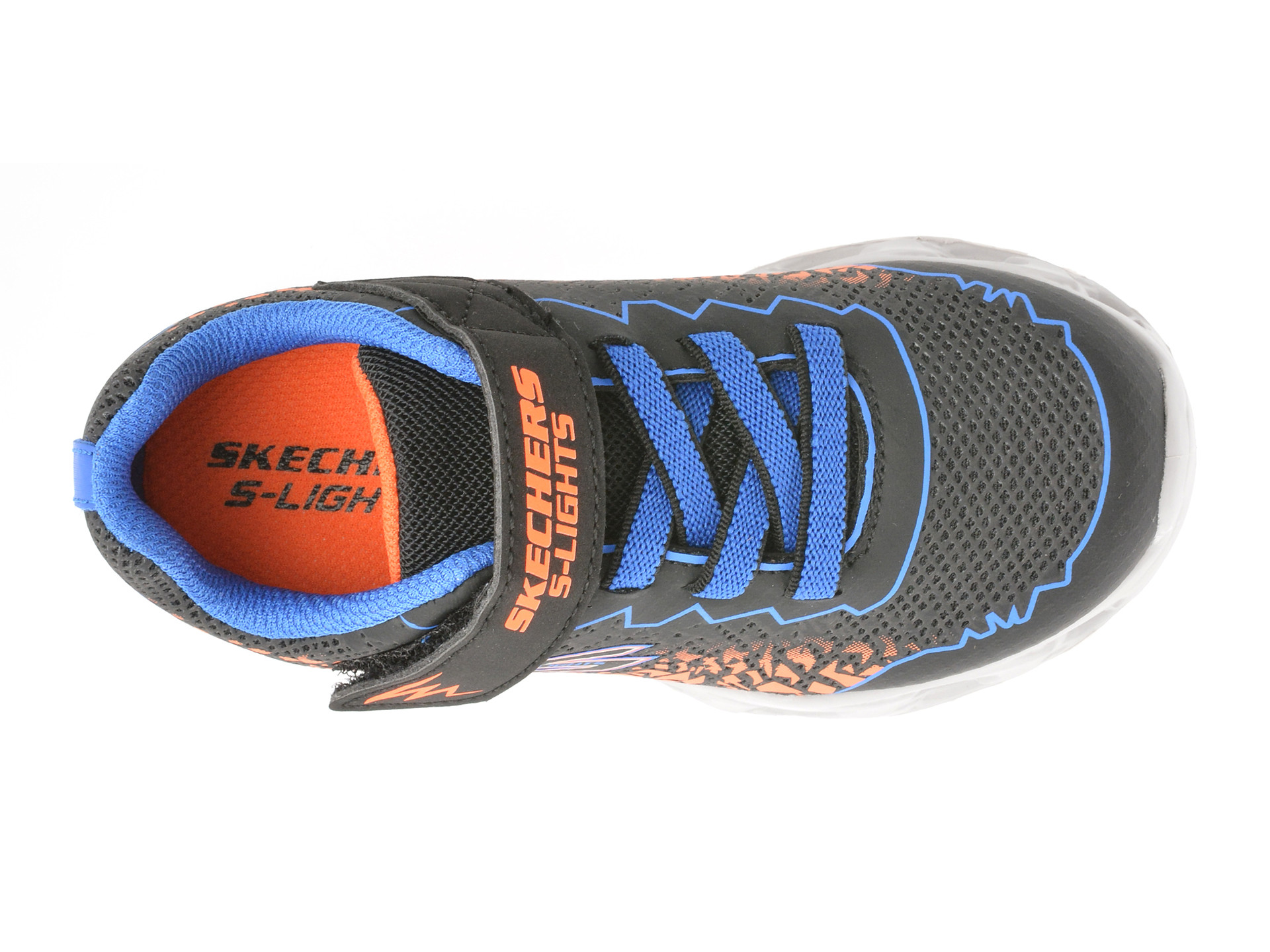 Pantofi sport SKECHERS negri, VORTEX 2.0, din piele ecologica