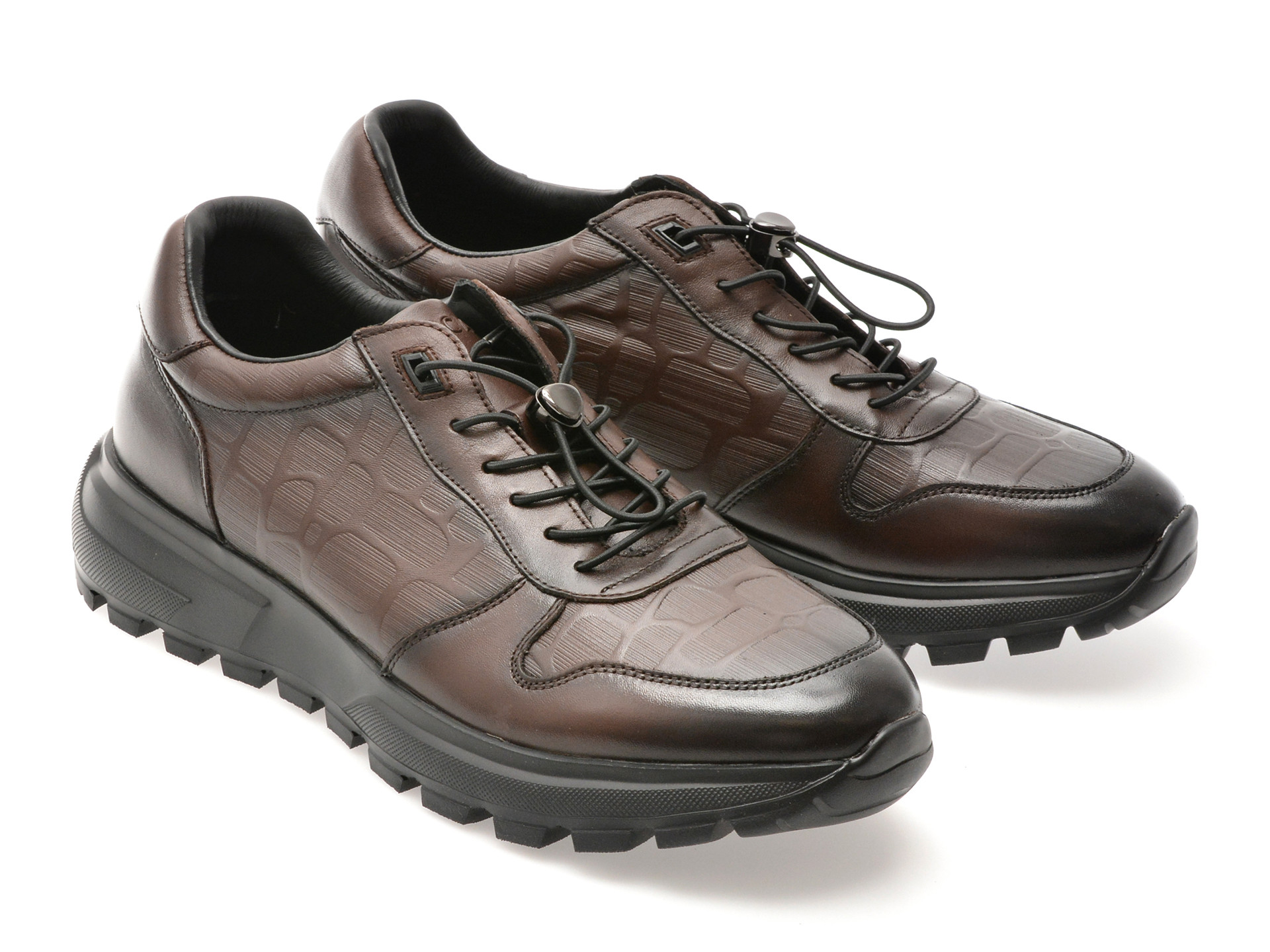 Pantofi sport EPICA maro, 9750, din piele naturala