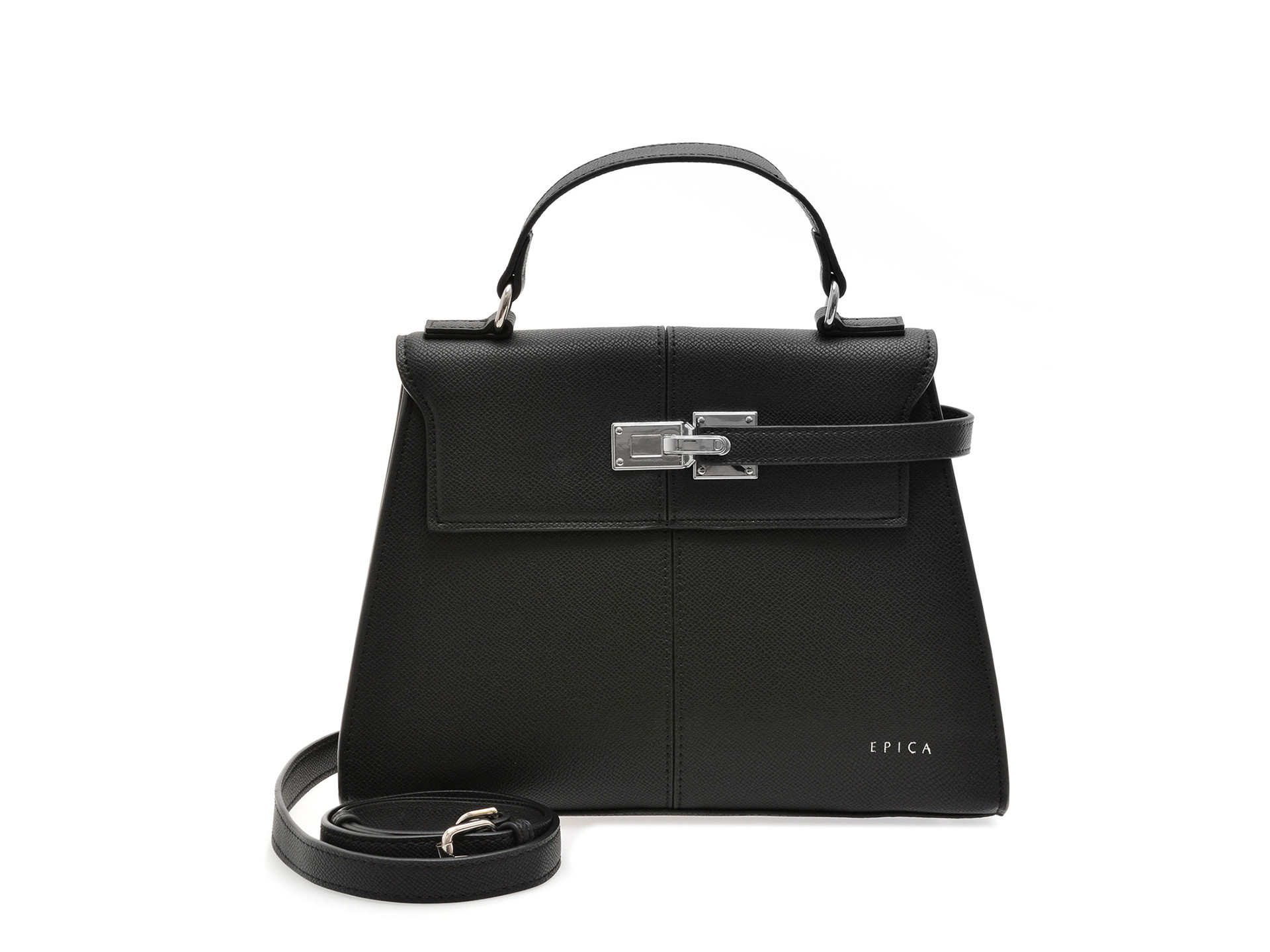 Geanta EPICA neagra, 587, din piele ecologica