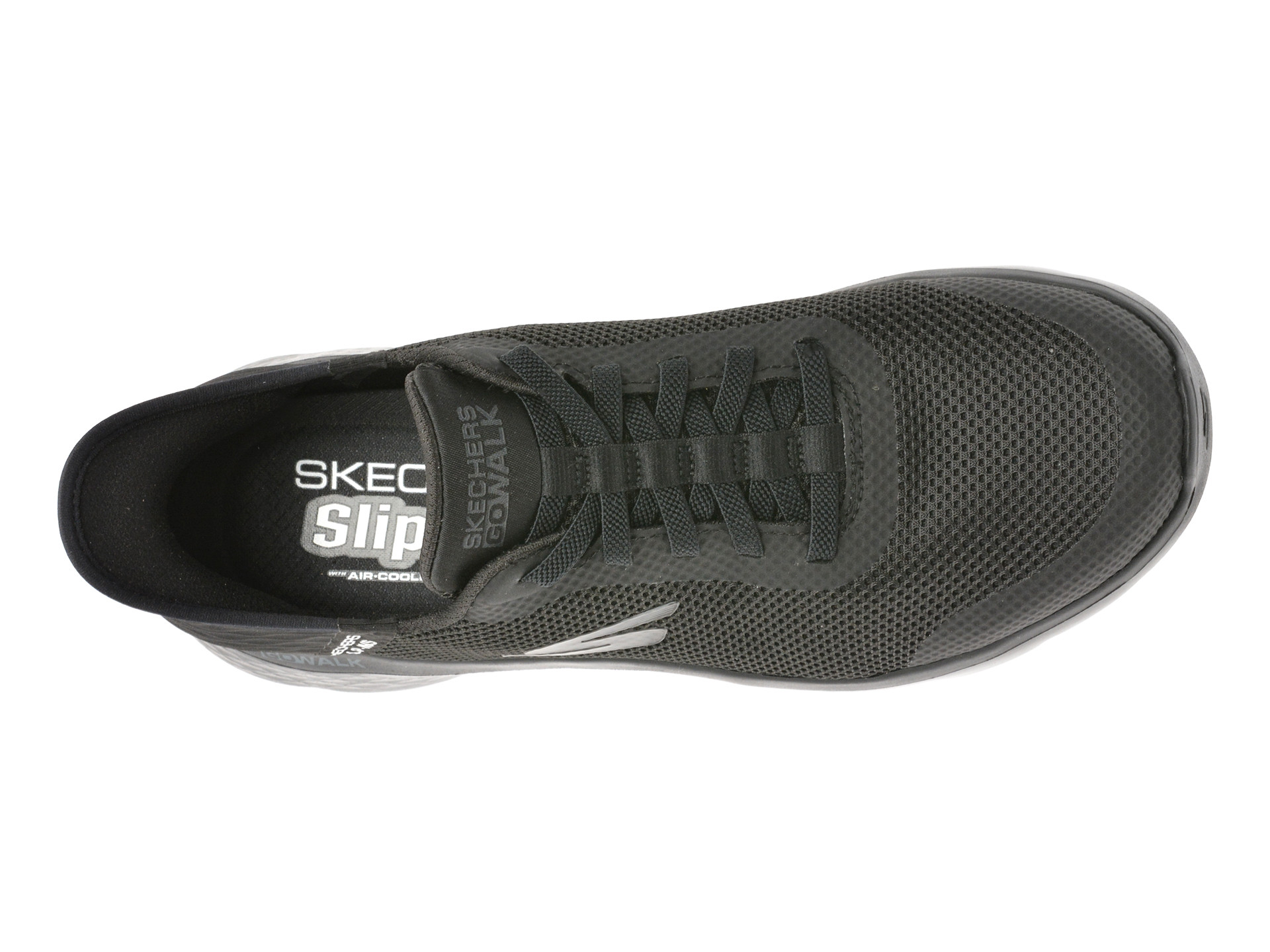 30Pantofi sport SKECHERS negri, GO WALK FLEX, din material textil