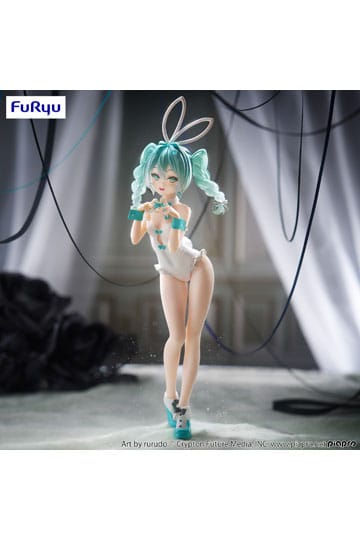 Hatsune Miku BiCute Bunnies PVC Statue Miku Rurudo White Color Ver. 27 cm