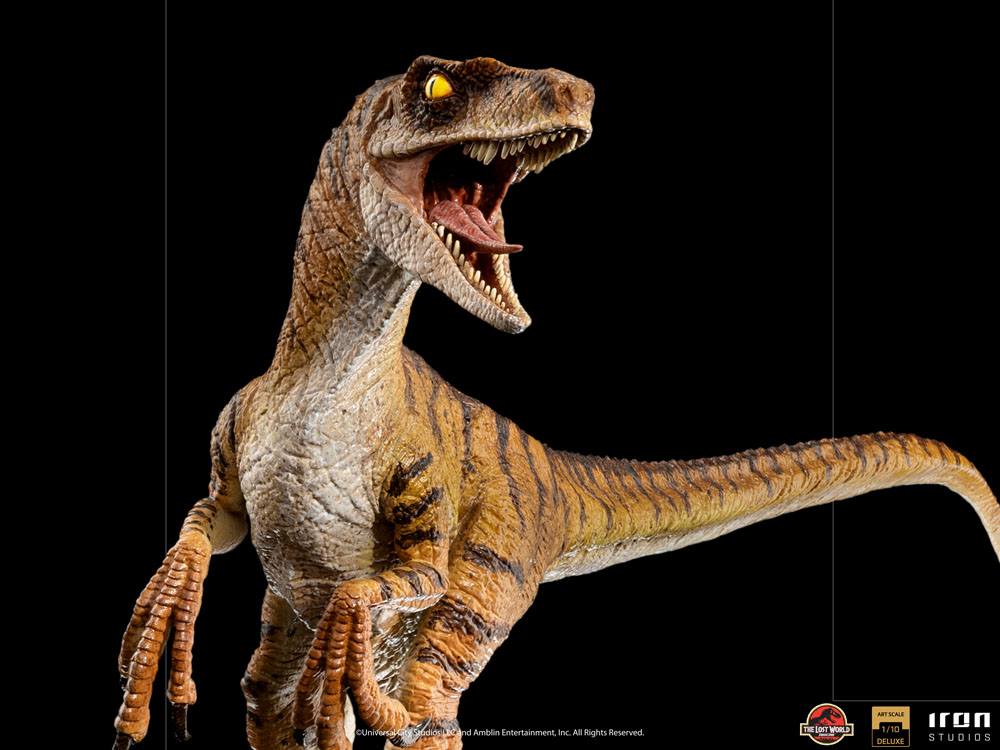 Jurassic World The Lost World Deluxe Art Scale Statue 1/10 Velociraptor 18 cm