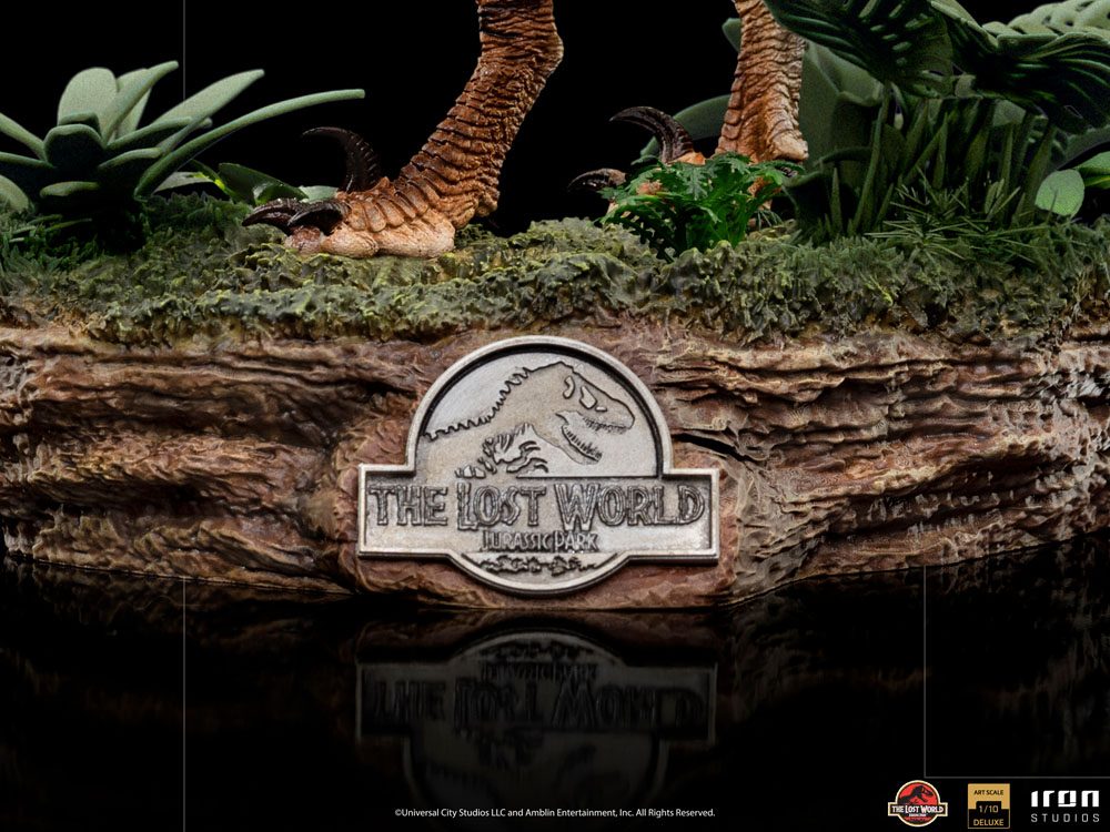 Jurassic World The Lost World Deluxe Art Scale Statue 1/10 Velociraptor 18 cm