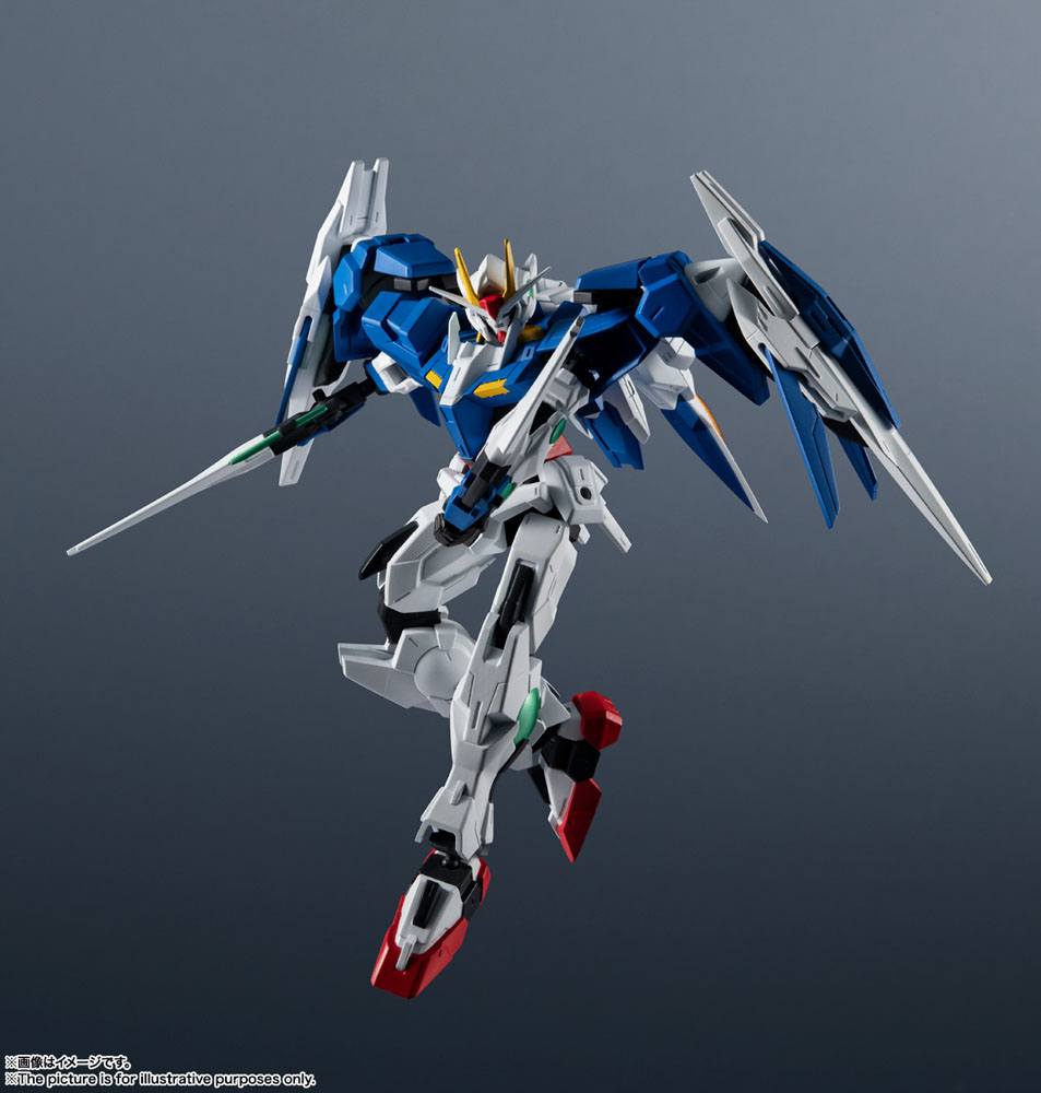 Mobile Suit Gundam Robot Spirits Action Figur GN-0000+GNR-010 00 Raiser 15 cm