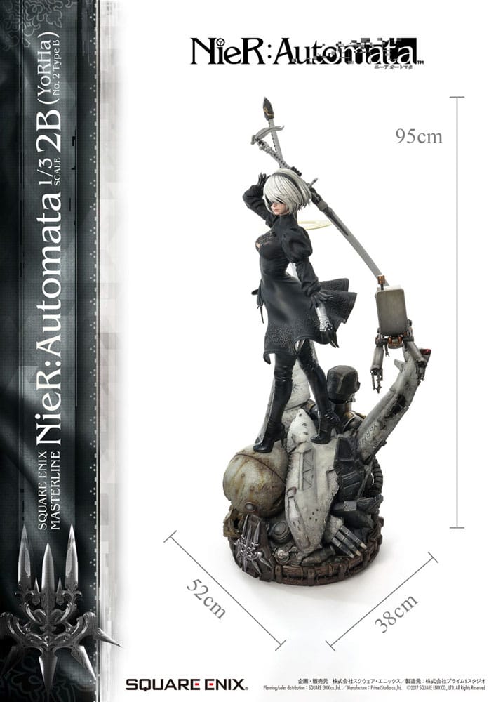 NieR Automata Statue 1/3 2B (YorHa No. 2 Type B) 95 cm