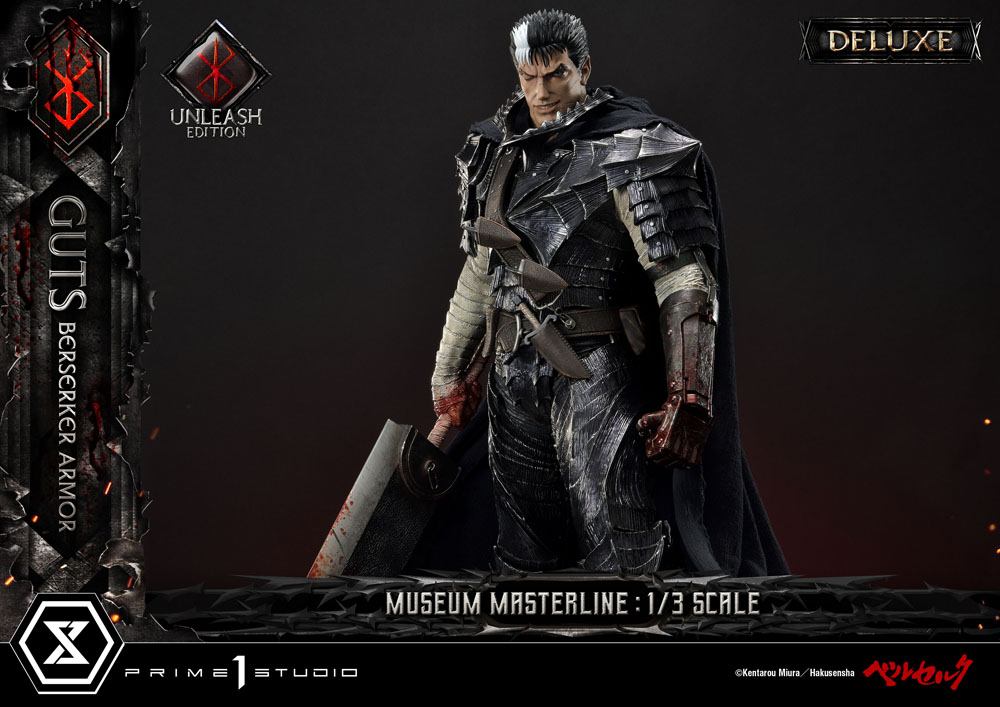 Berserk Statue 1/3 - Guts in Berserker Armor Unleash Edition Deluxe Bonus Version (121 cm) from Museum Masterline