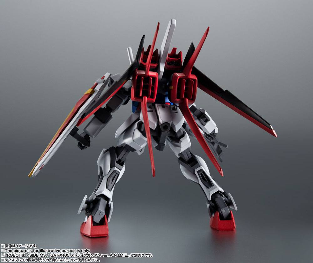 Mobile Suit Gundam Seed Robot Spirits SIDE MS AQM/E-X01 Aile Striker & Option Parts Set Accessory: 15 cm