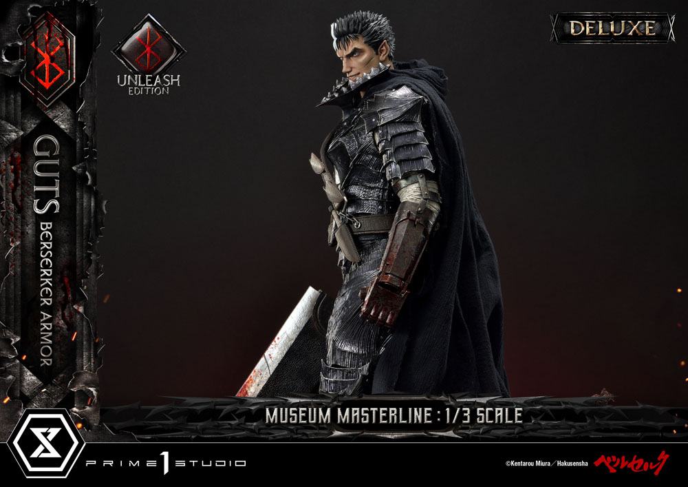 Berserk Statue 1/3 - Guts in Berserker Armor Unleash Edition Deluxe Bonus Version (121 cm) from Museum Masterline
