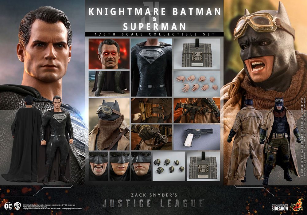 Zack Snyder's Justice League Action Figure 2-Pack 1/6 Knightmare Batman and Superman 31 cm