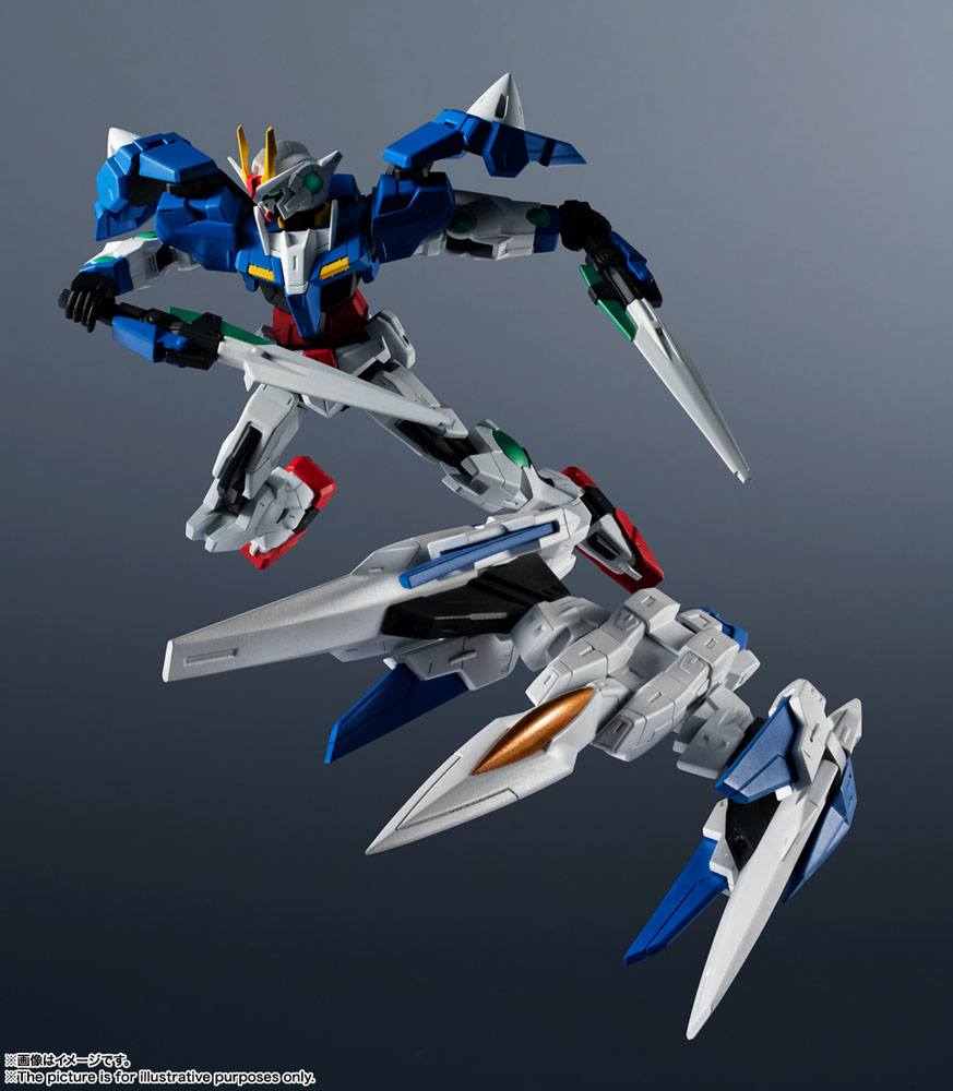 Mobile Suit Gundam Robot Spirits Action Figur GN-0000+GNR-010 00 Raiser 15 cm