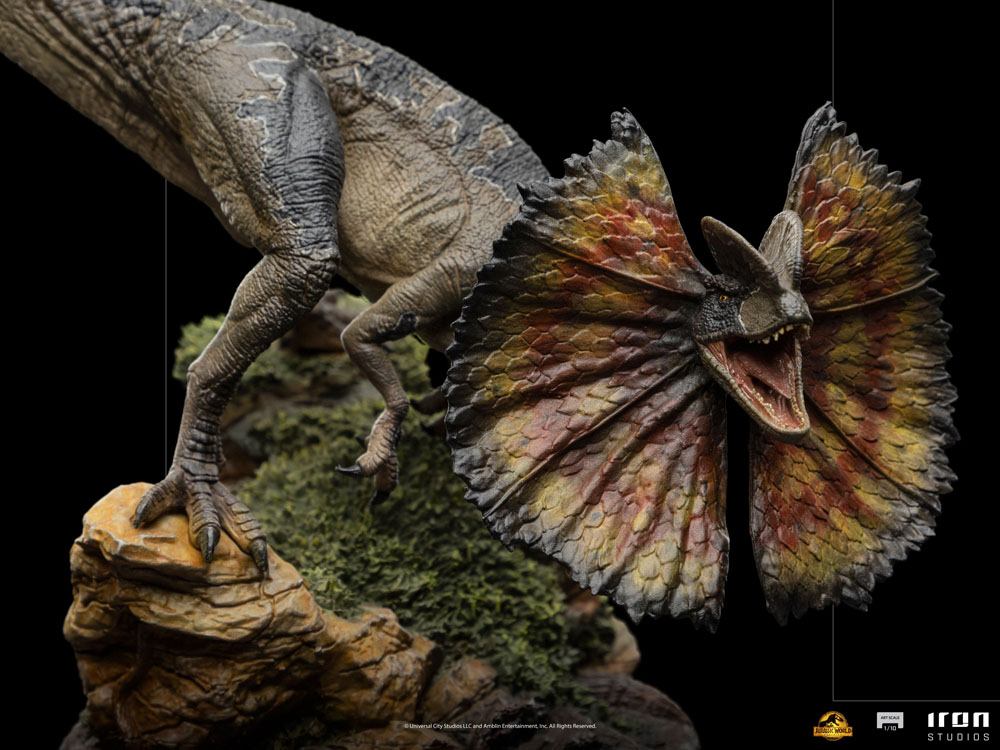 Jurassic World Dominion Art Scale Statue 1/10 Dilophosaurus 13 cm