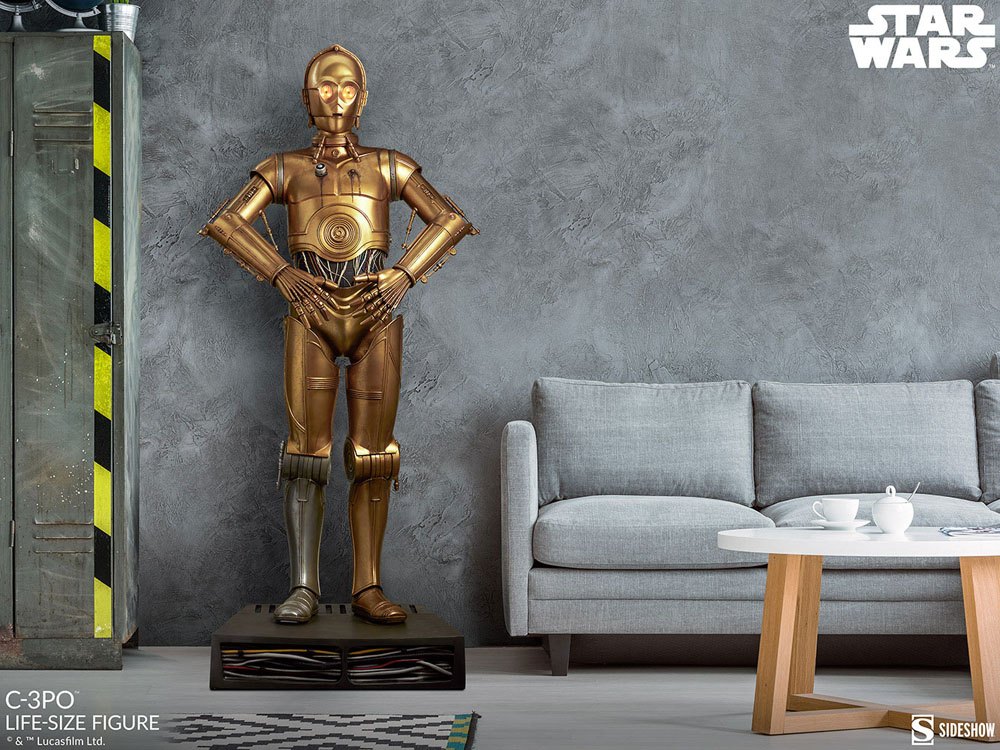 Star Wars Statue i naturlig størrelse C-3PO 188 cm