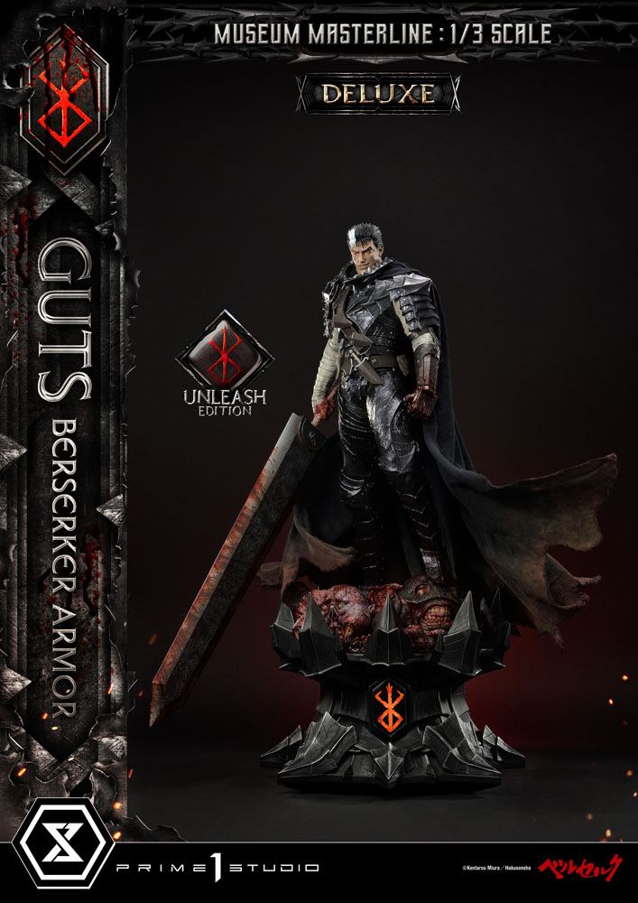 Berserk Statue 1/3 - Guts in Berserker Armor Unleash Edition Deluxe Bonus Version (121 cm) from Museum Masterline