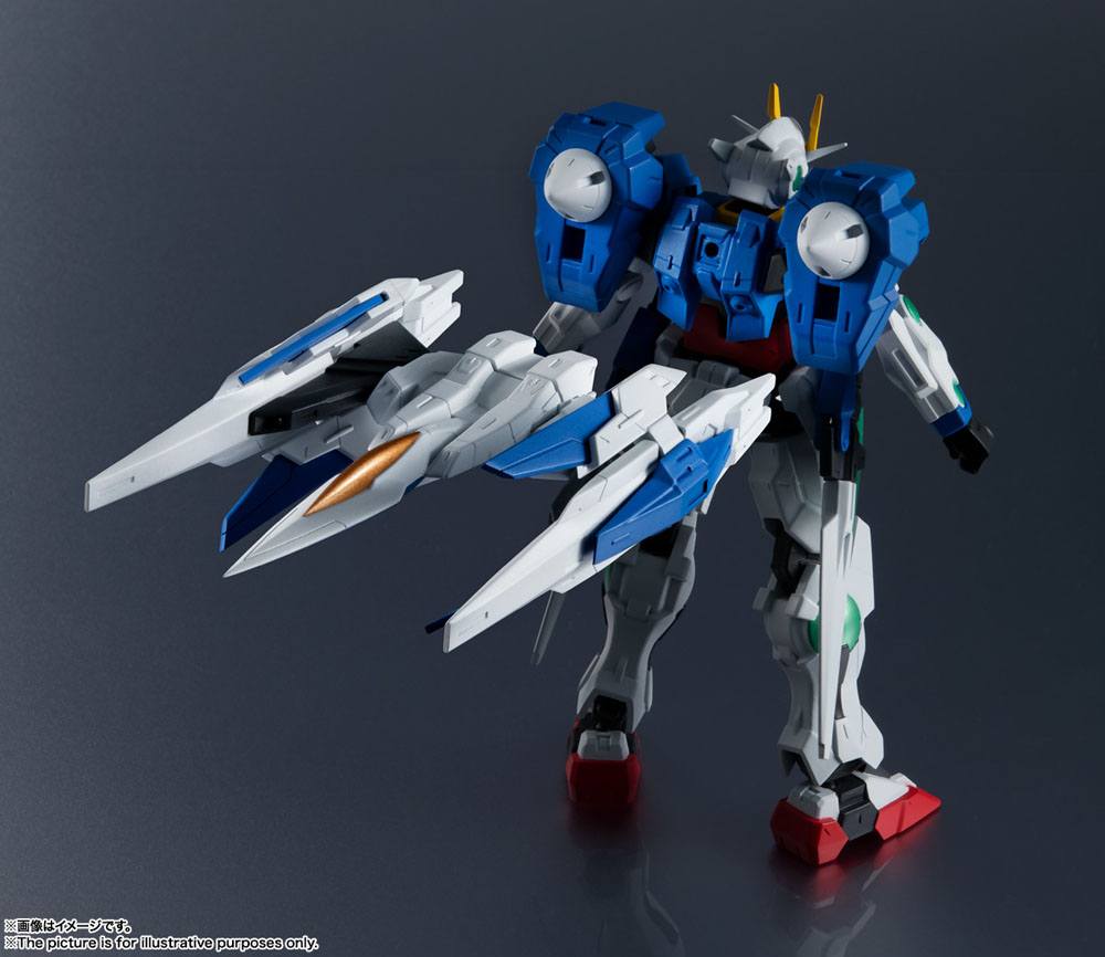 Mobile Suit Gundam Robot Spirits Action Figur GN-0000+GNR-010 00 Raiser 15 cm
