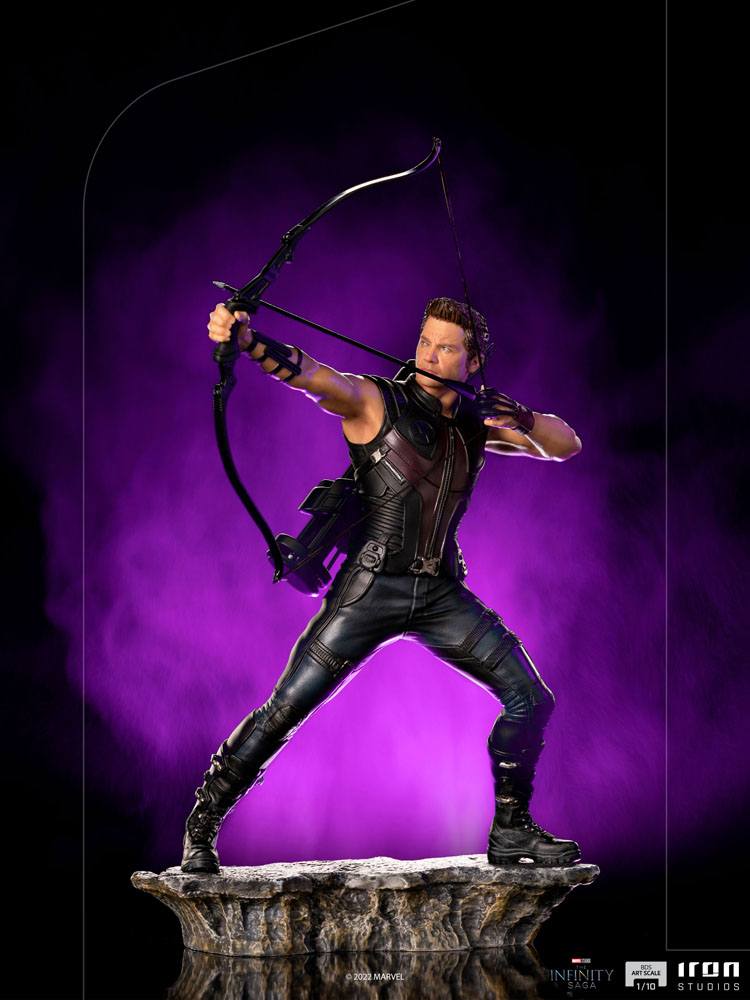The Infinity Saga BDS Art Scale Statue 1/10 Hawkeye Battle of NY 23 cm