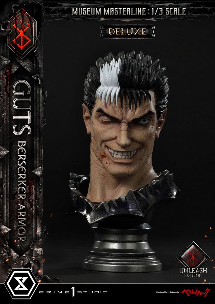 Berserk Statue 1/3 - Guts in Berserker Armor Unleash Edition Deluxe Bonus Version (121 cm) from Museum Masterline