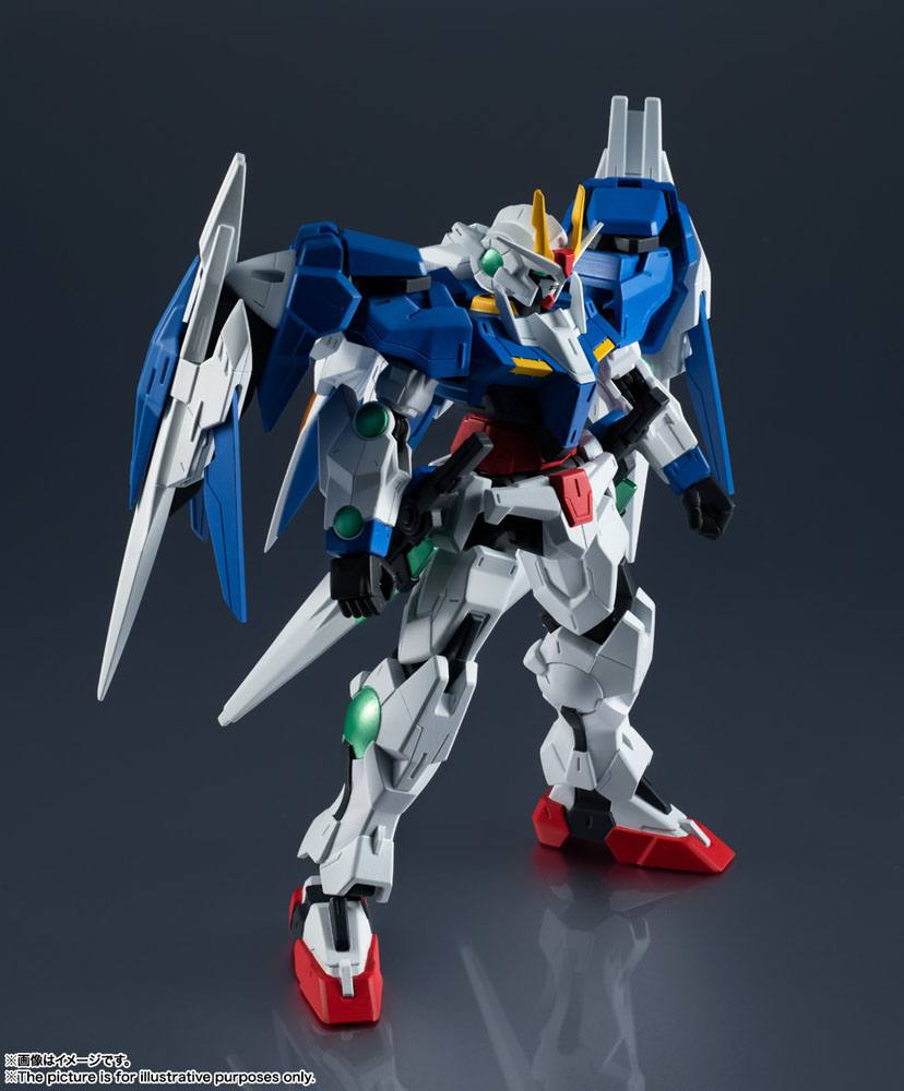 Mobile Suit Gundam Robot Spirits Action Figur GN-0000+GNR-010 00 Raiser 15 cm
